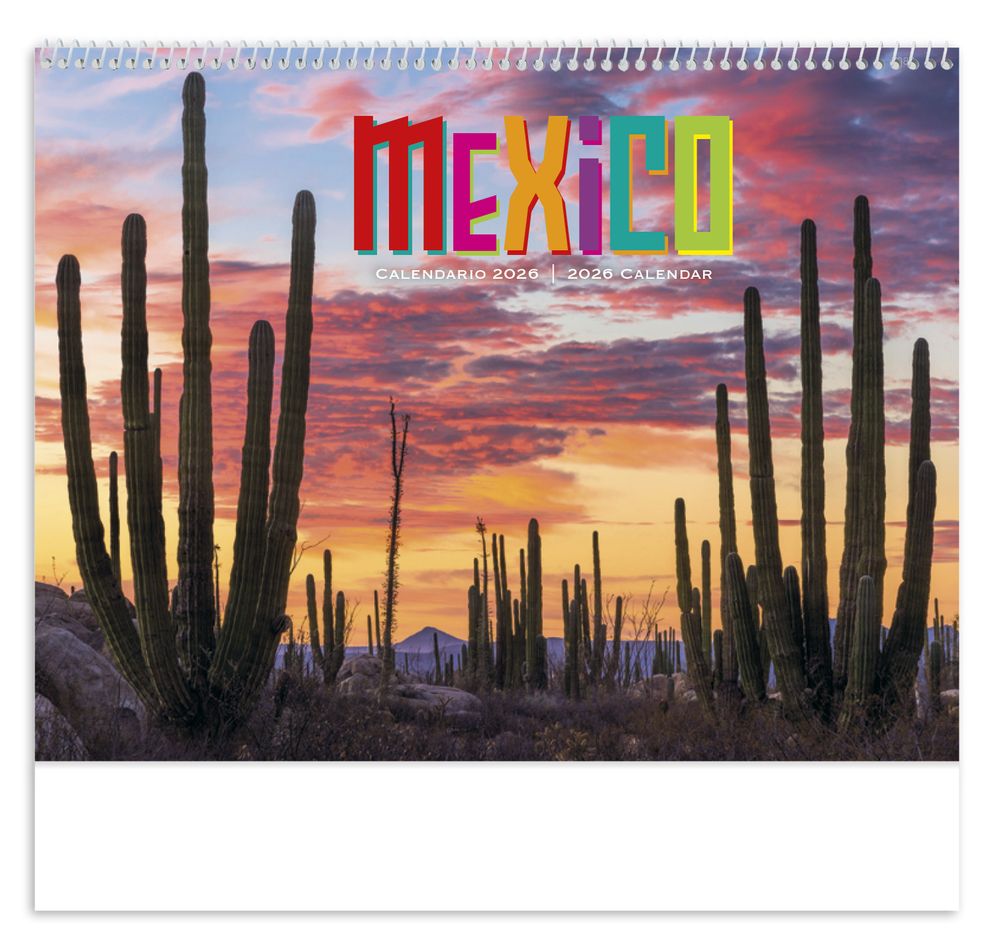 Good Value Mexico Spiral Calendar-7087