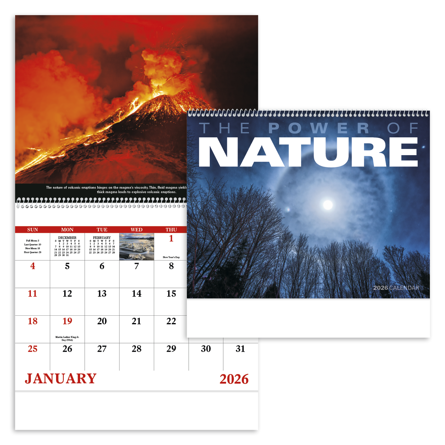 Good Value The Power of Nature Spiral Calendar-7103