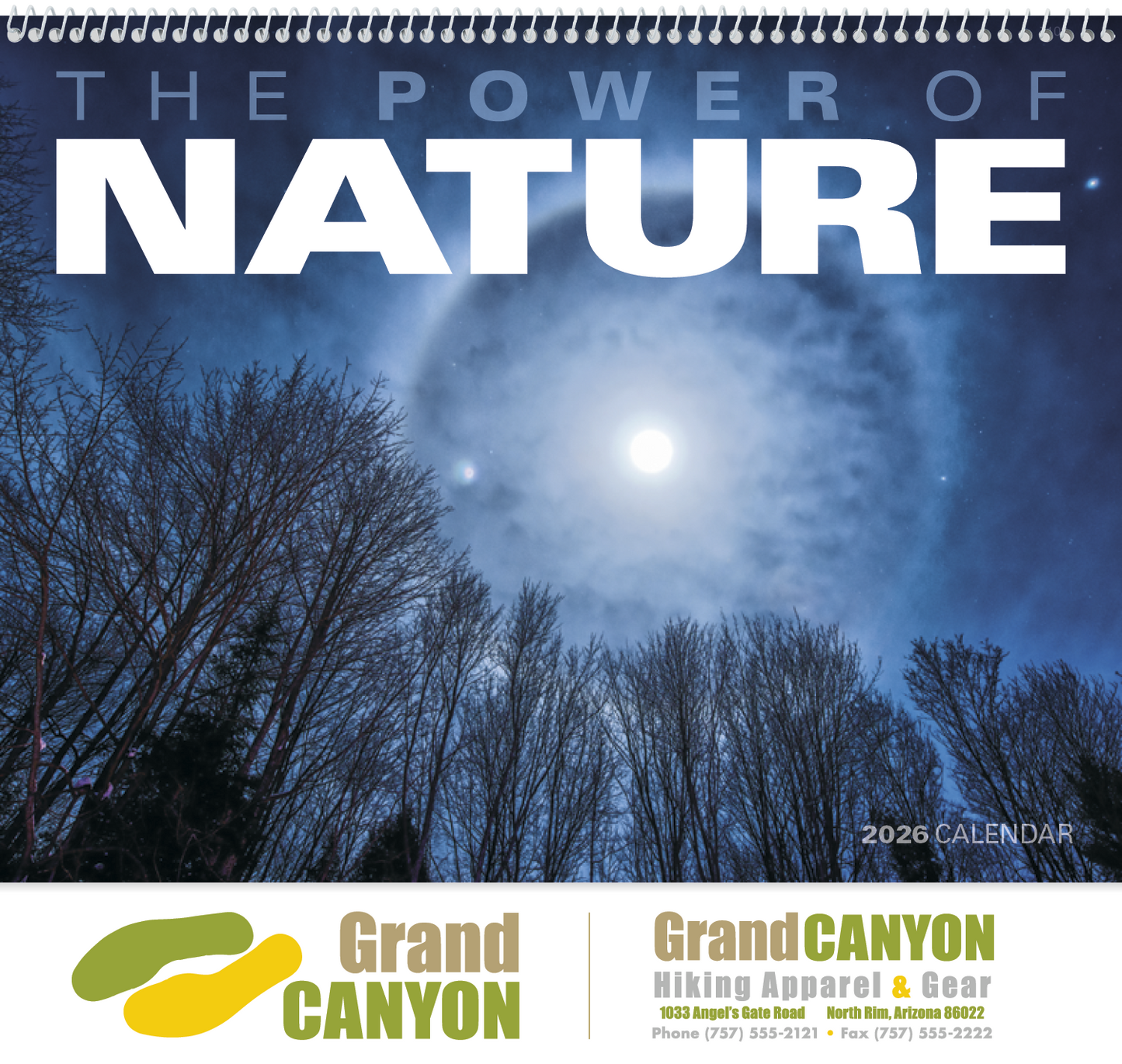 Good Value The Power of Nature Spiral Calendar-7103