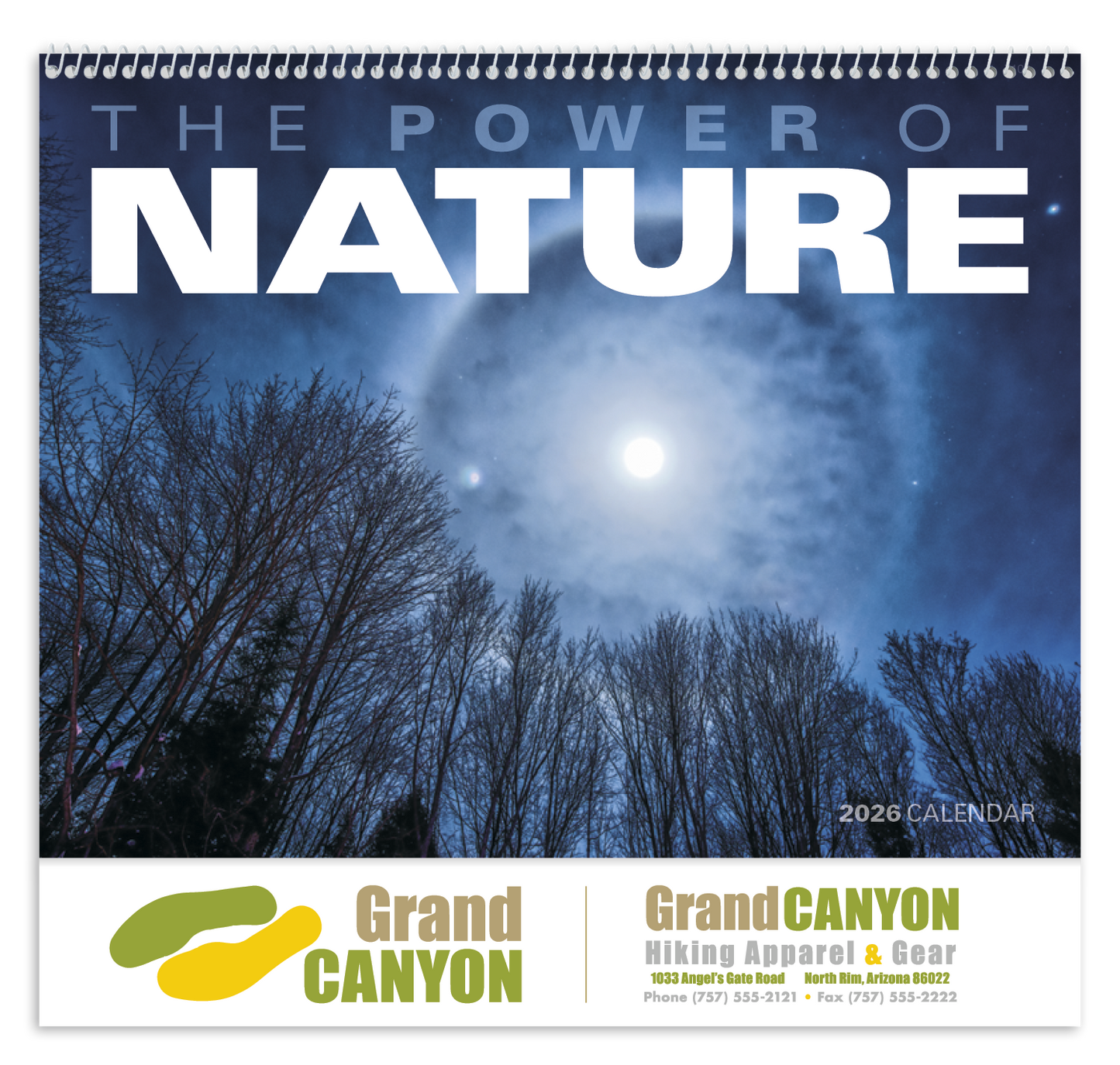 Good Value The Power of Nature Spiral Calendar-7103