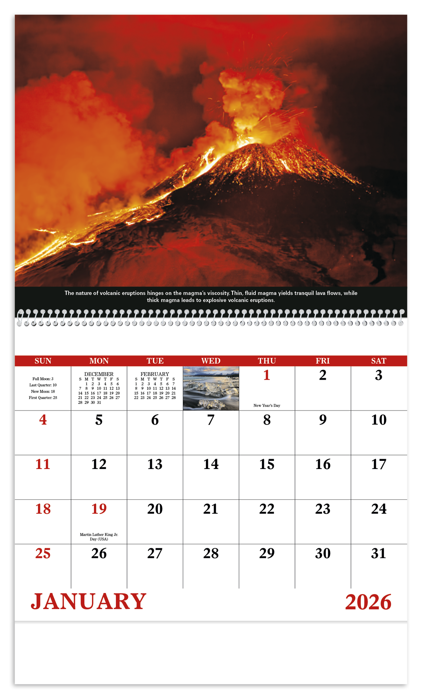 Good Value The Power of Nature Spiral Calendar-7103