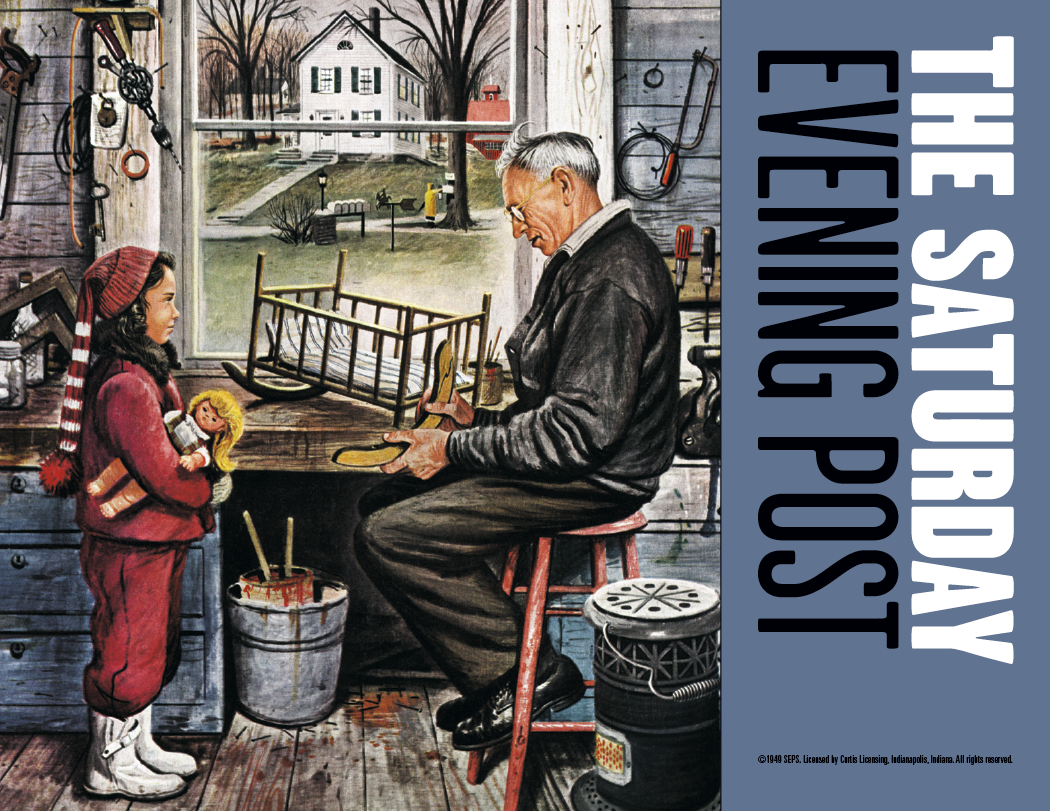 Good Value The Saturday Evening Post Stapled Calendar-7209