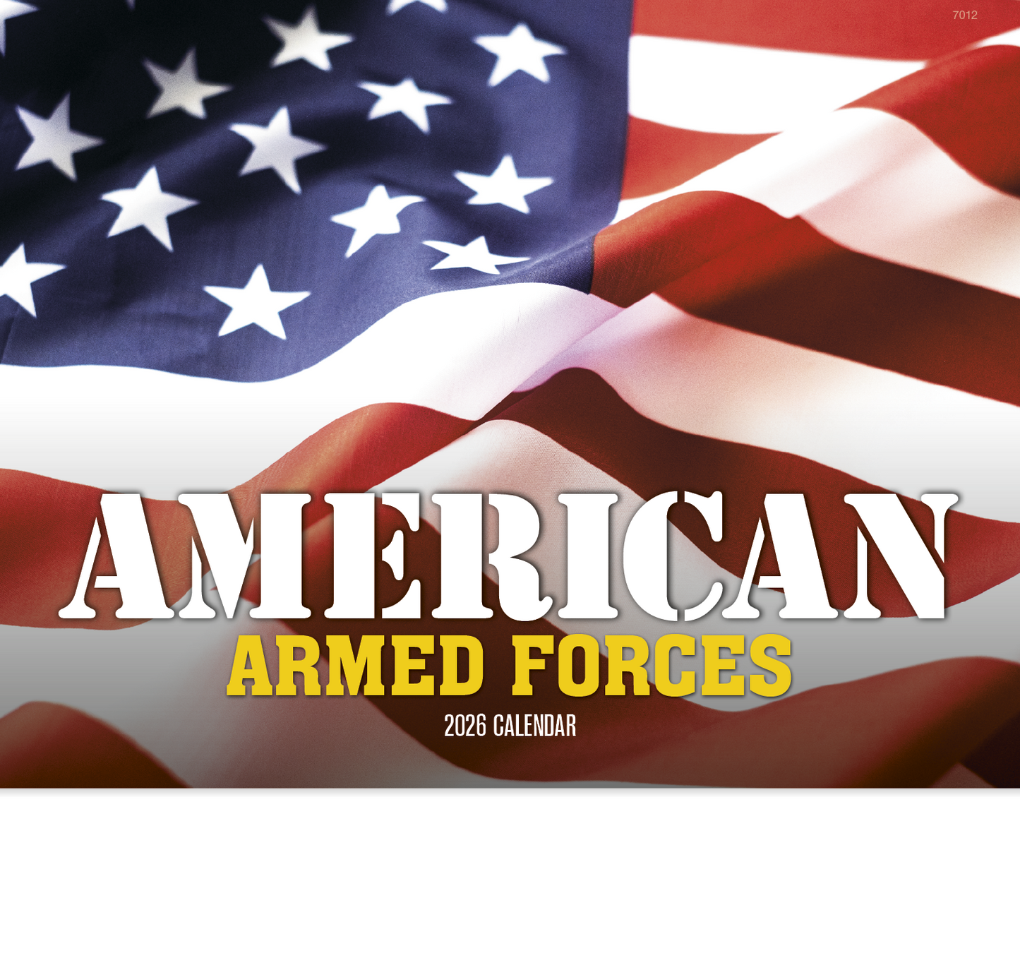 Good Value American Armed Forces Stapled Calendar-7212