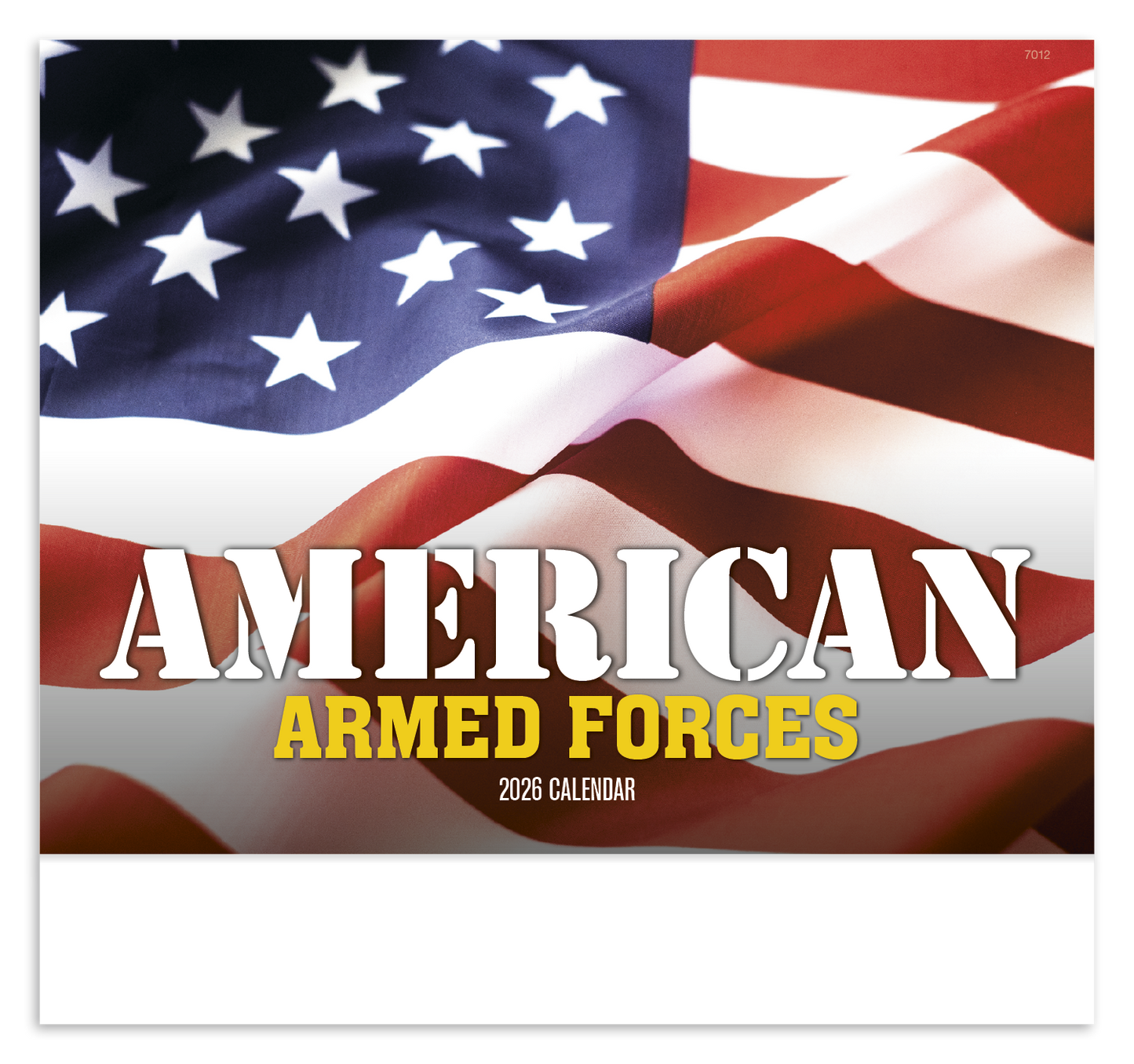 Good Value American Armed Forces Stapled Calendar-7212
