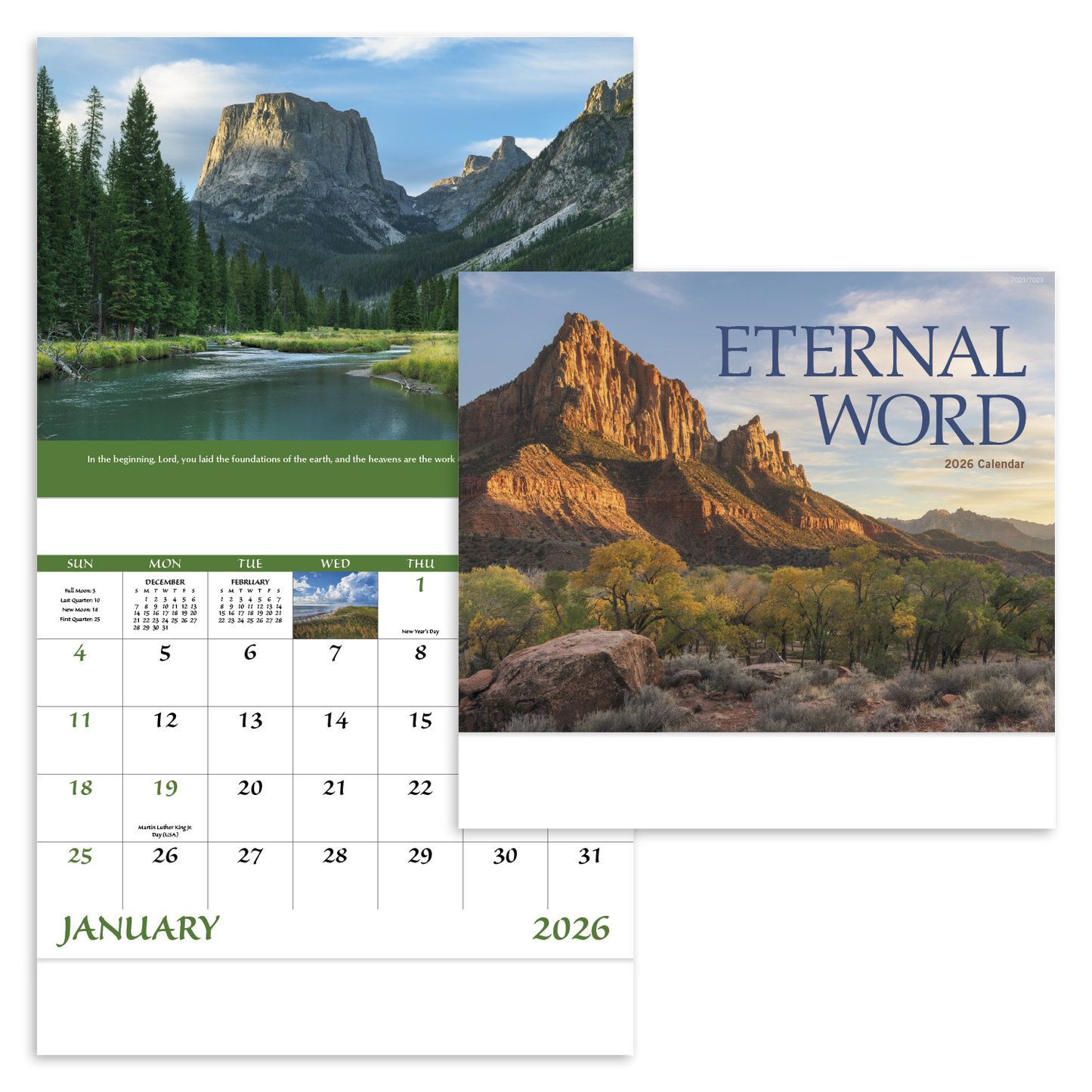 Good Value Eternal Word Stapled Calendar-7223