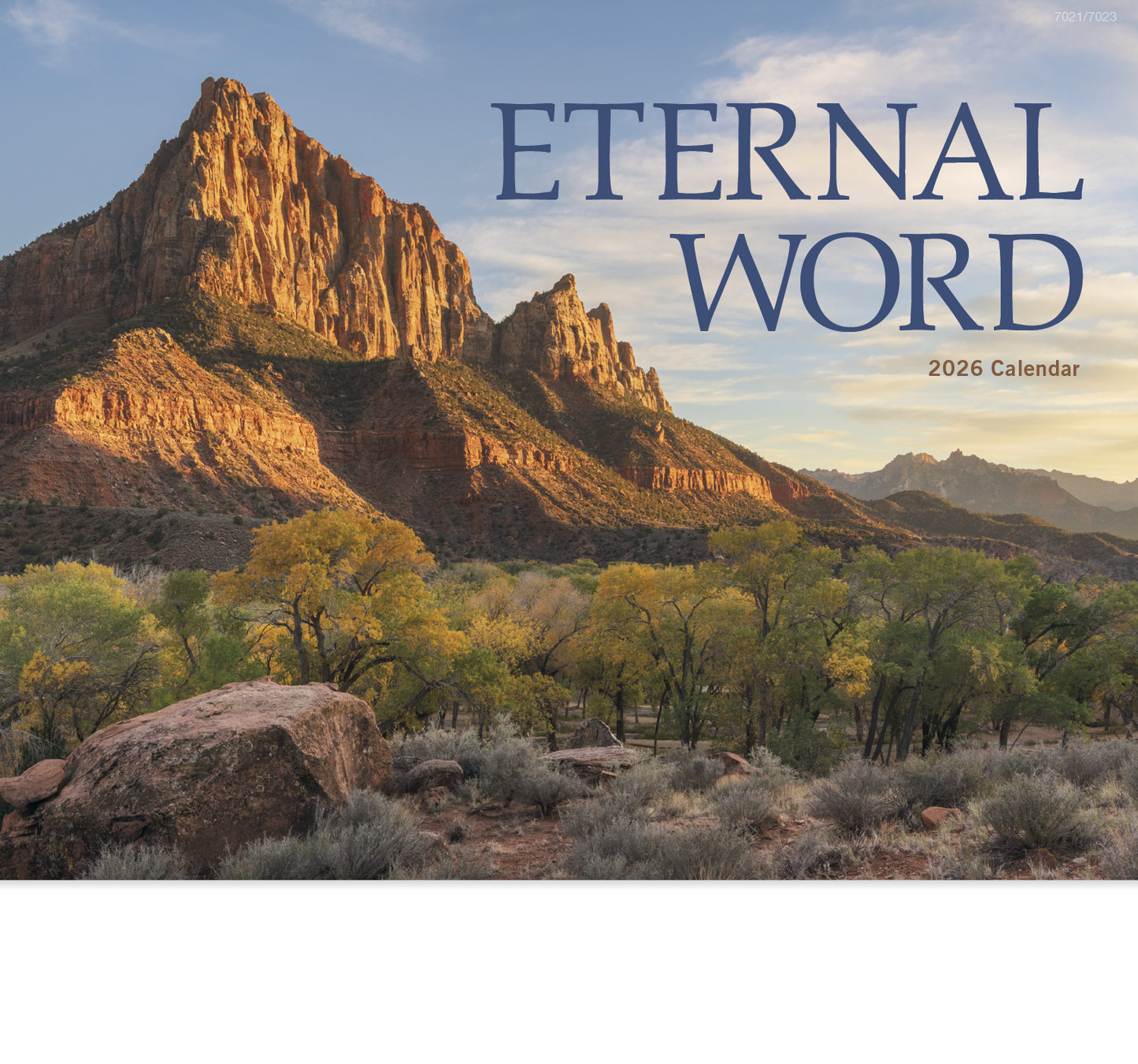 Good Value Eternal Word Stapled Calendar-7223