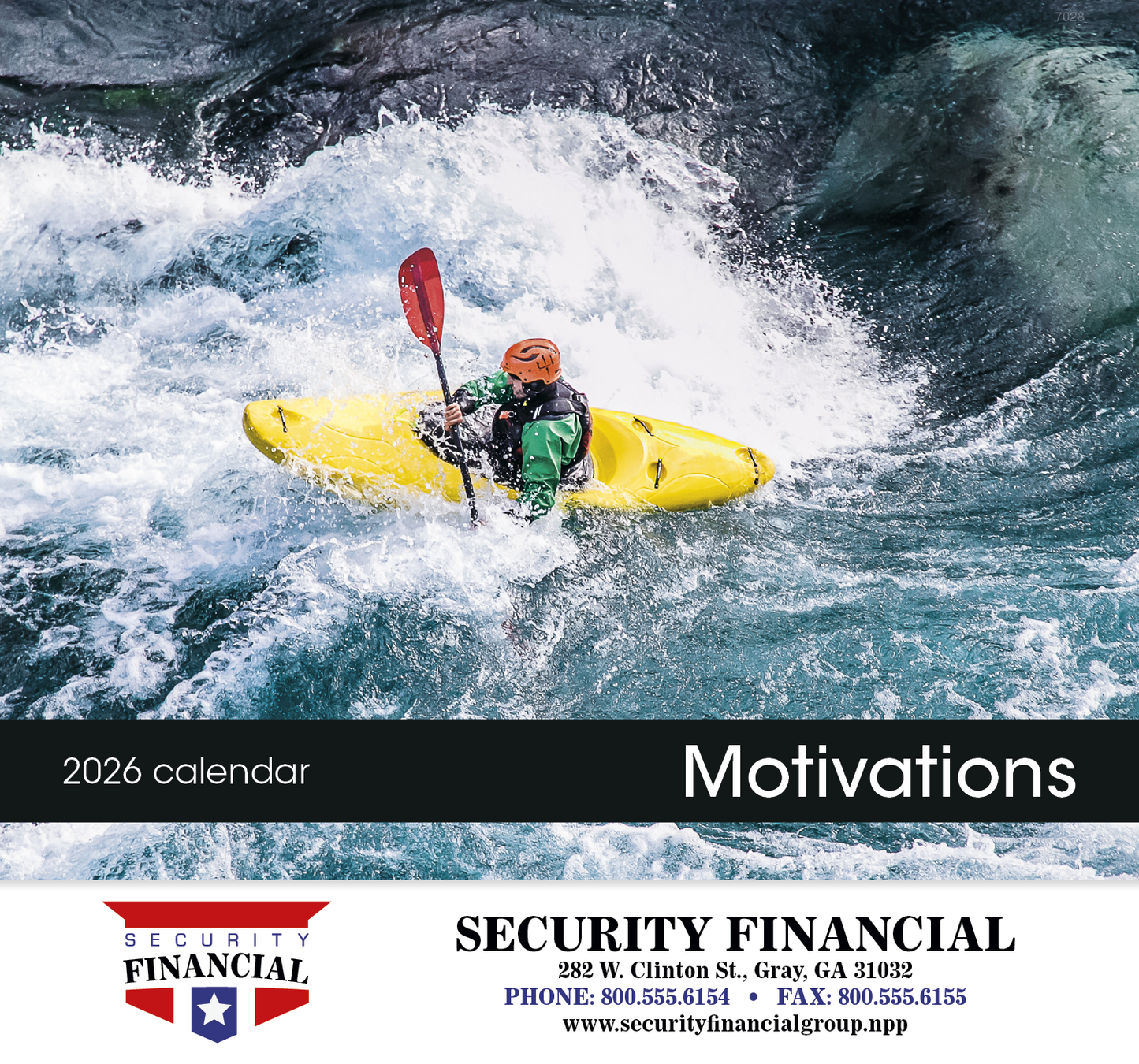 Good Value Motivations Stapled Calendar-7228