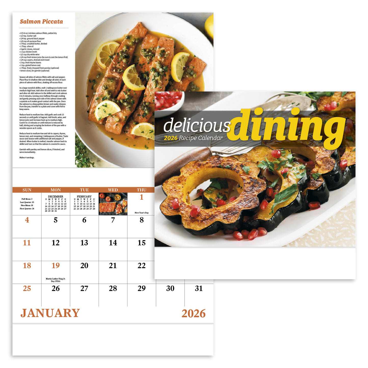 Good Value Delicious Dining Stapled Calendar-7231