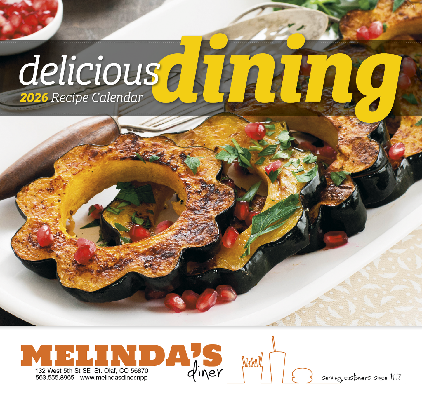 Good Value Delicious Dining Stapled Calendar-7231