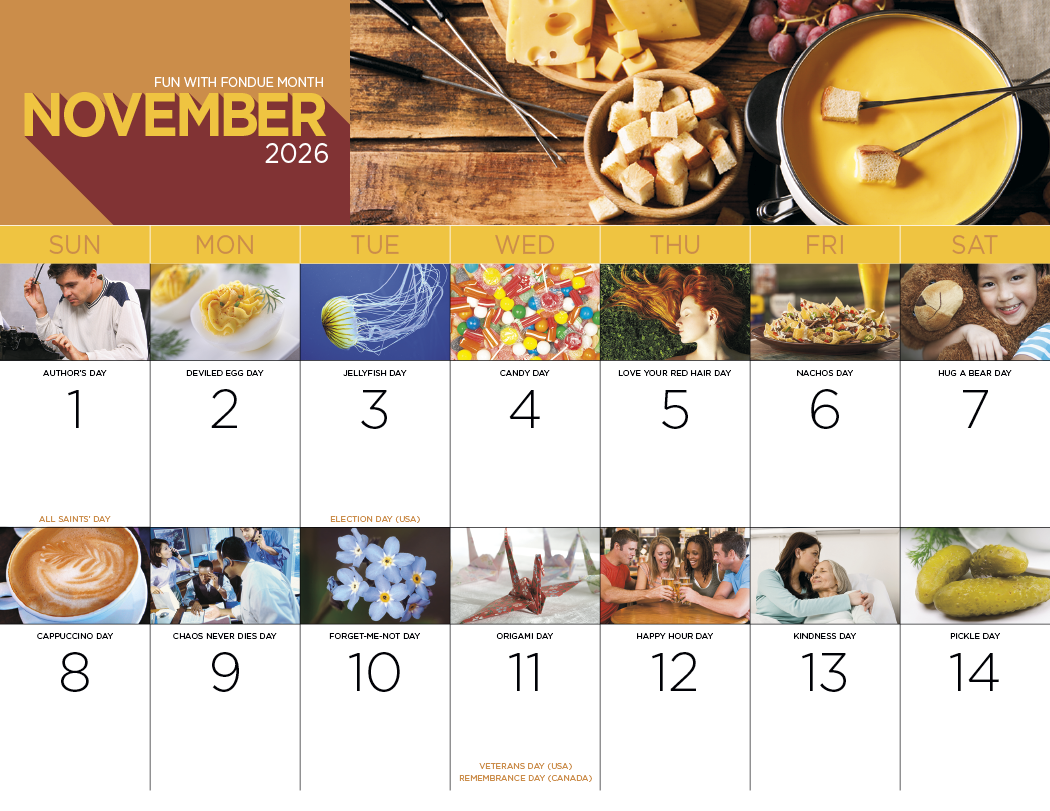 Good Value National Day Stapled Calendar-7232