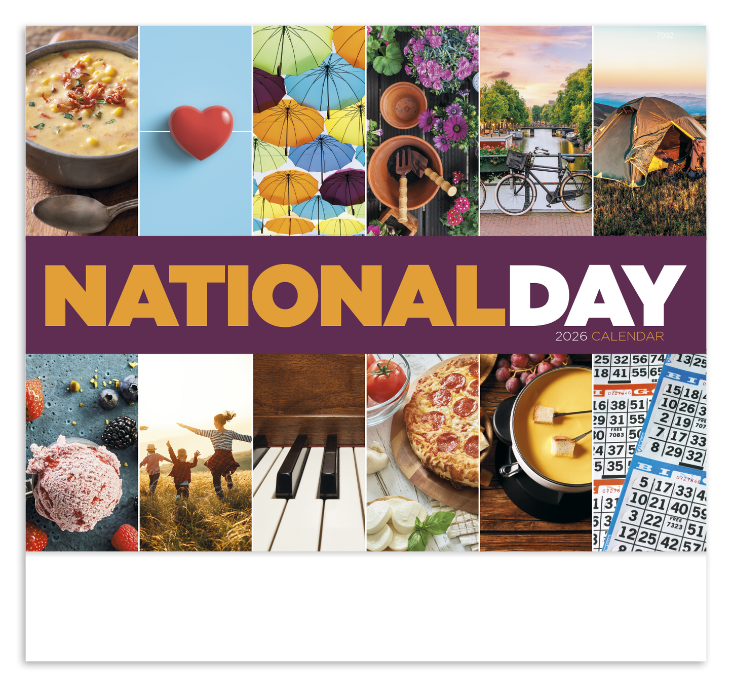 Good Value National Day Stapled Calendar-7232