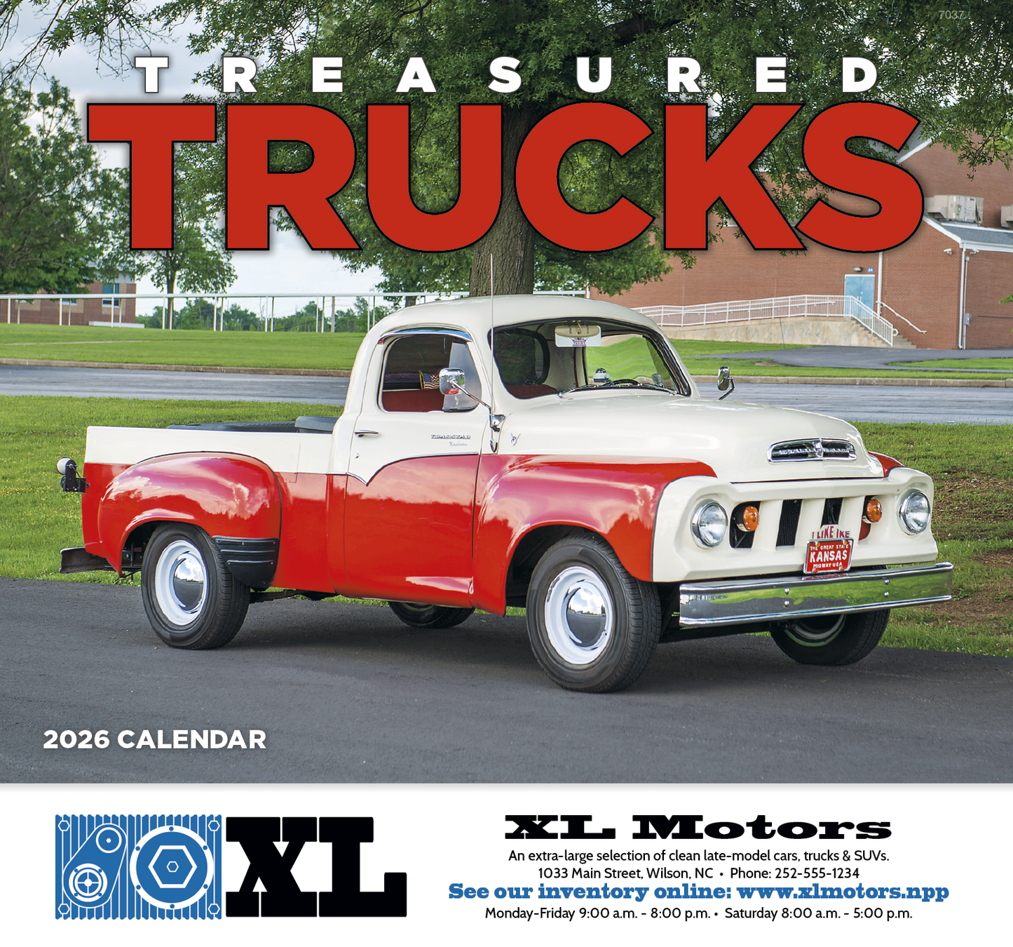 Good Value Treasured Trucks Stapled Calendar-7237