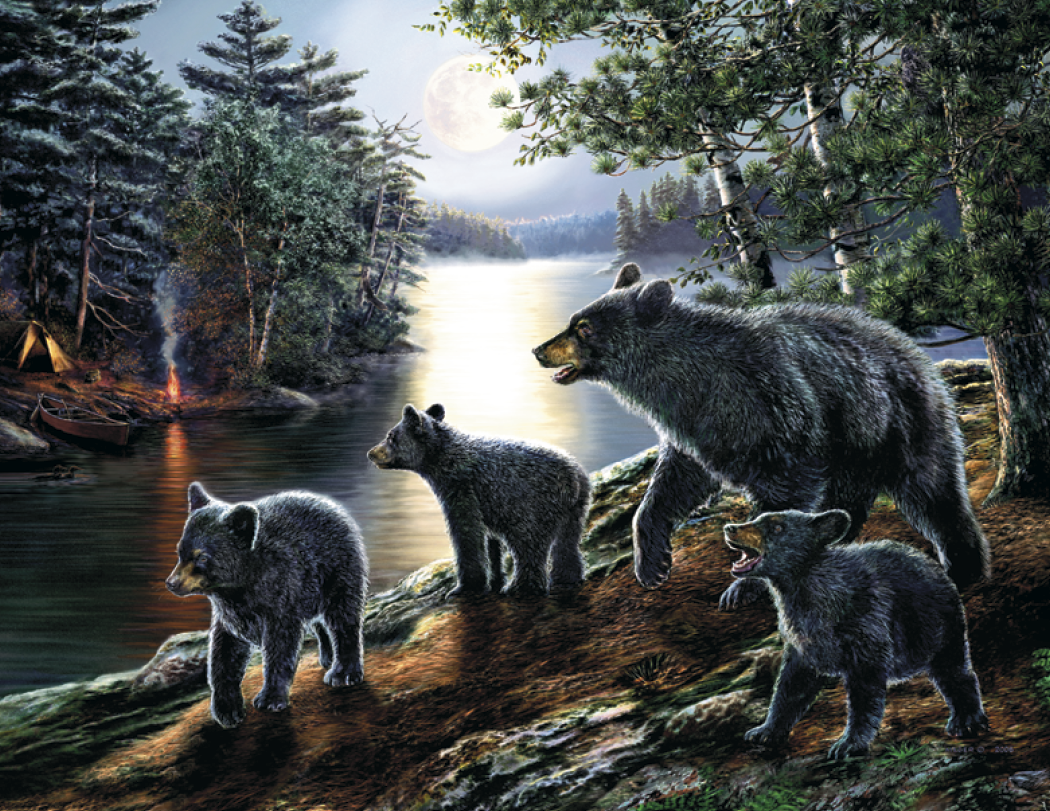 Good Value Wildlife Canvas Stapled Calendar-7238
