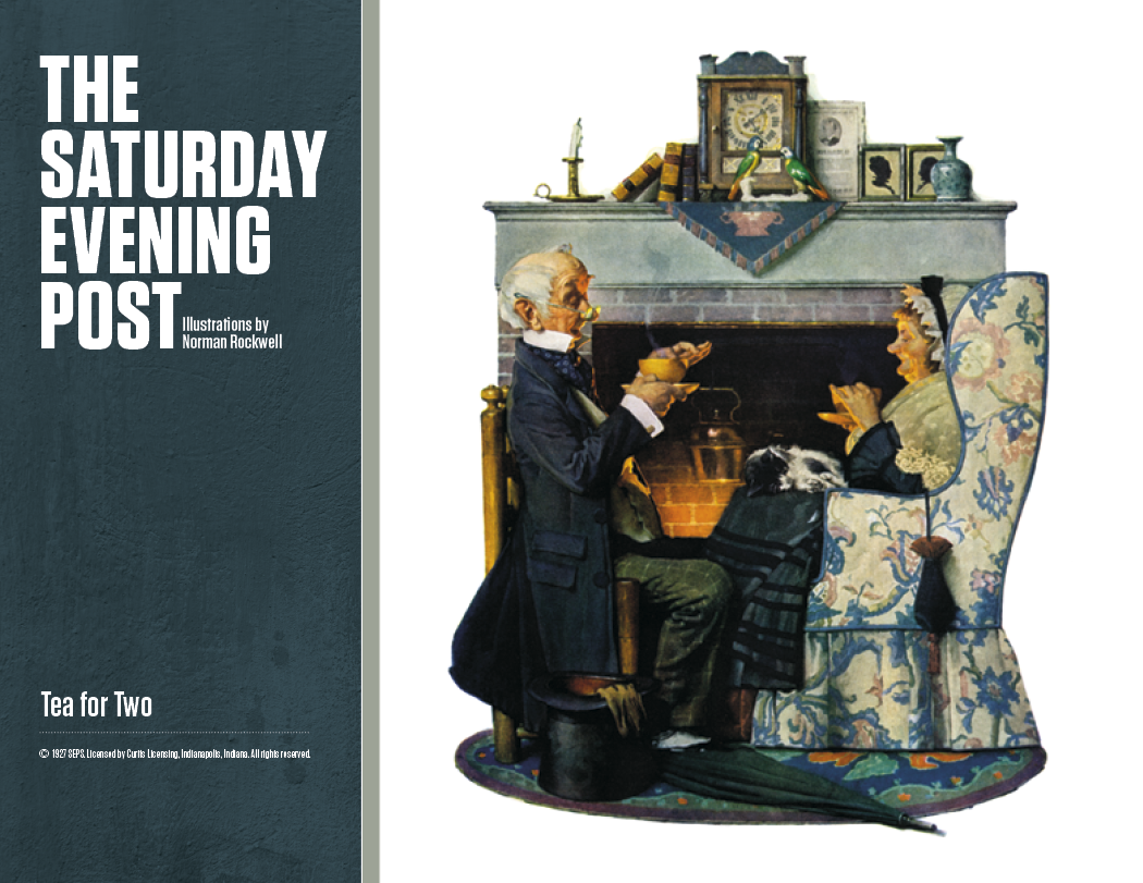 Good Value The Saturday Evening Post Illustrations by Norman Rockwell Stapled Calendar-7239