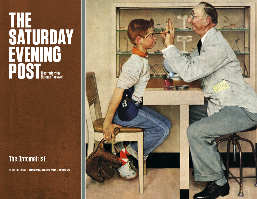 Good Value The Saturday Evening Post Illustrations by Norman Rockwell Stapled Calendar-7239