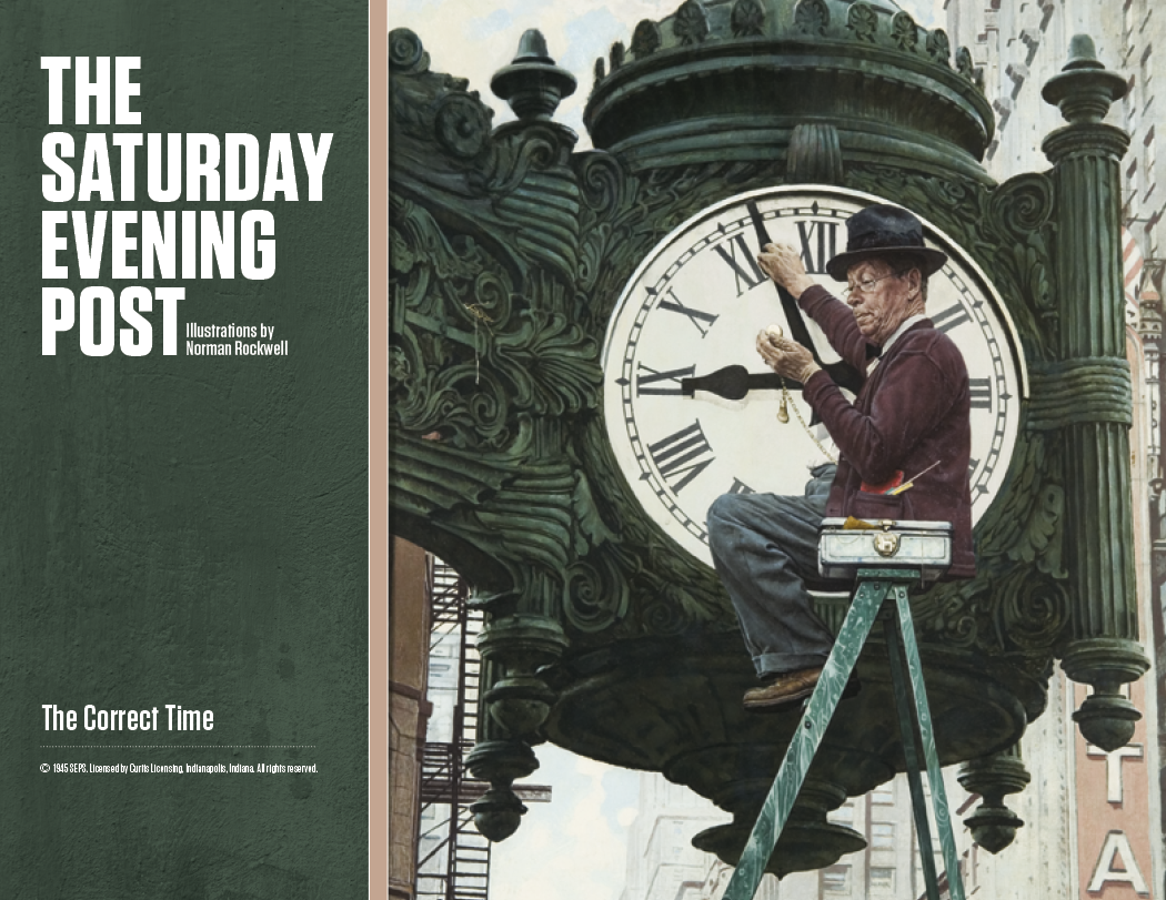 Good Value The Saturday Evening Post Illustrations by Norman Rockwell Stapled Calendar-7239