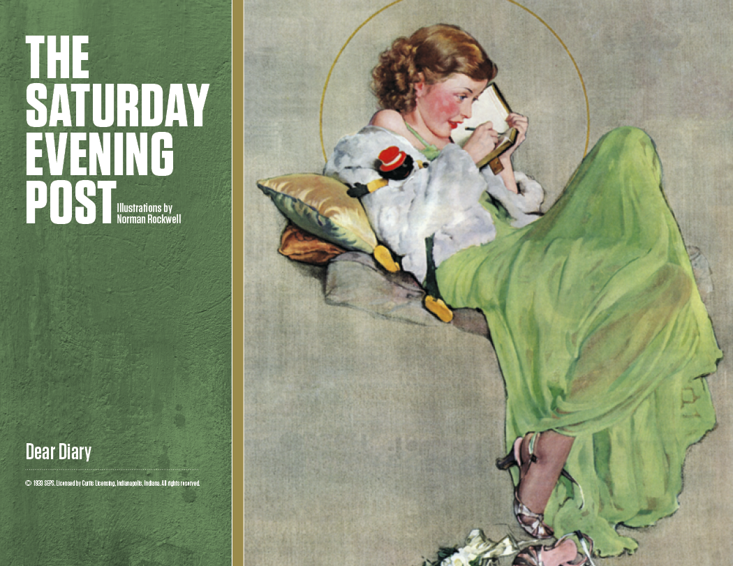 Good Value The Saturday Evening Post Illustrations by Norman Rockwell Stapled Calendar-7239