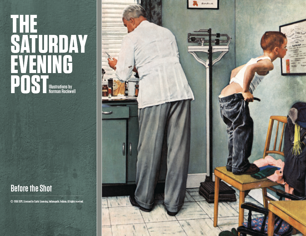 Good Value The Saturday Evening Post Illustrations by Norman Rockwell Stapled Calendar-7239