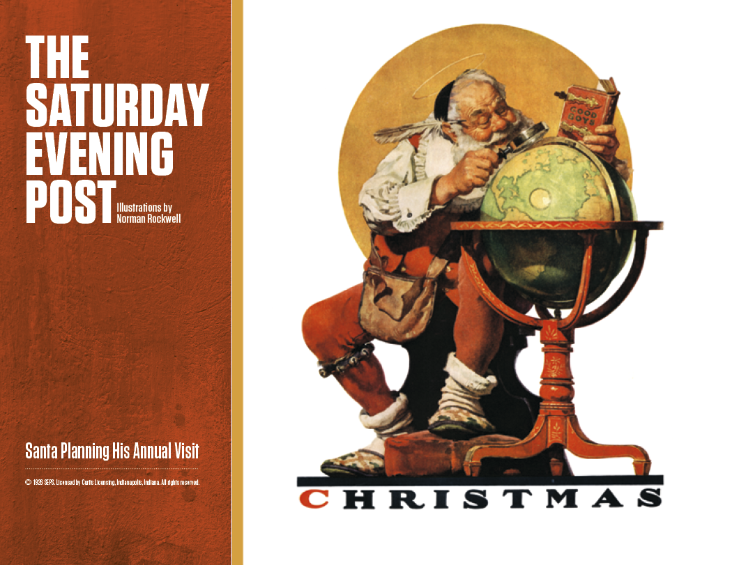 Good Value The Saturday Evening Post Illustrations by Norman Rockwell Stapled Calendar-7239