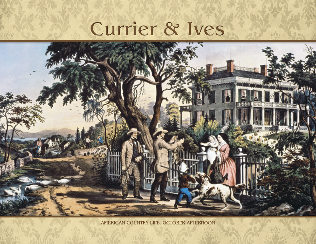 Good Value Currier Ives Stapled Calendar-7241
