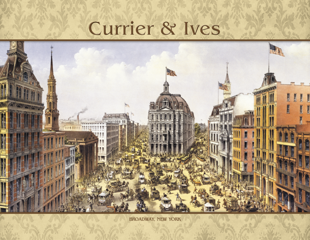Good Value Currier Ives Stapled Calendar-7241