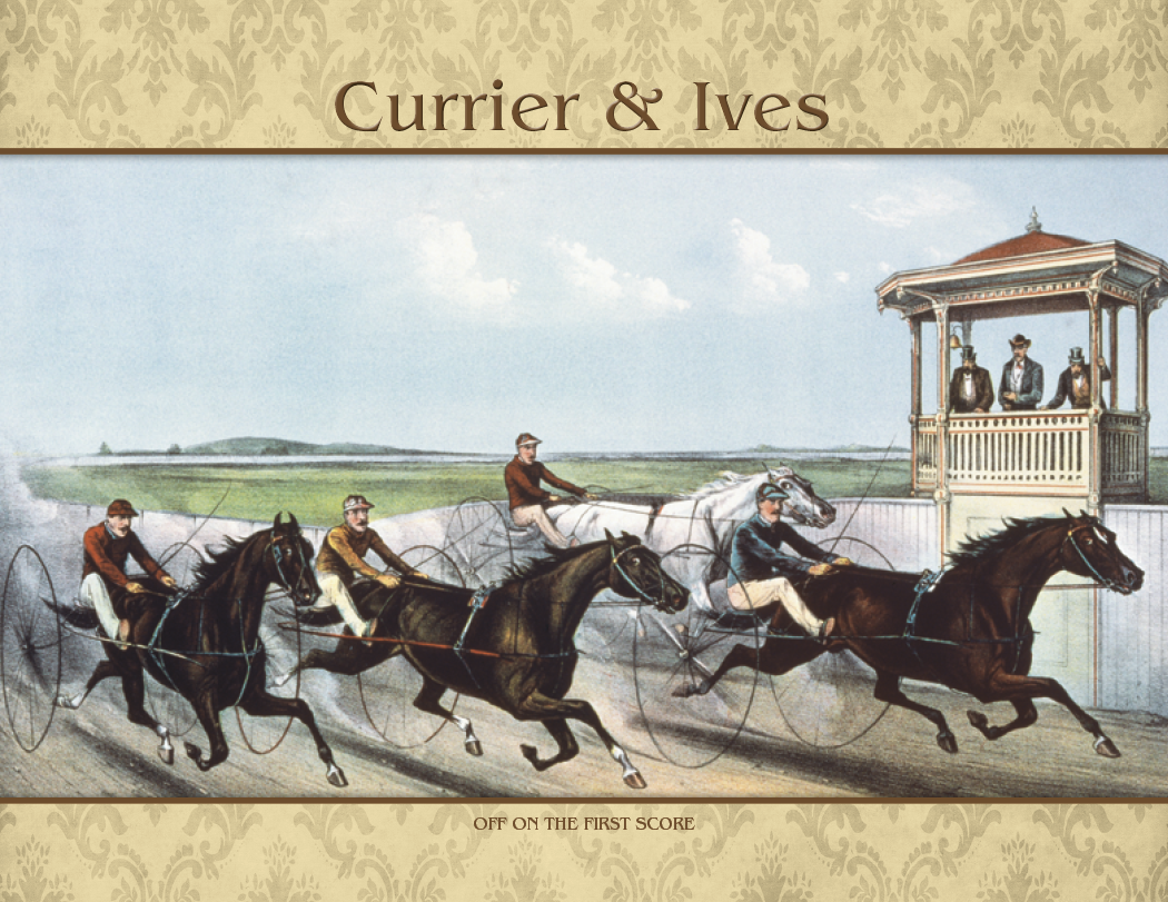 Good Value Currier Ives Stapled Calendar-7241