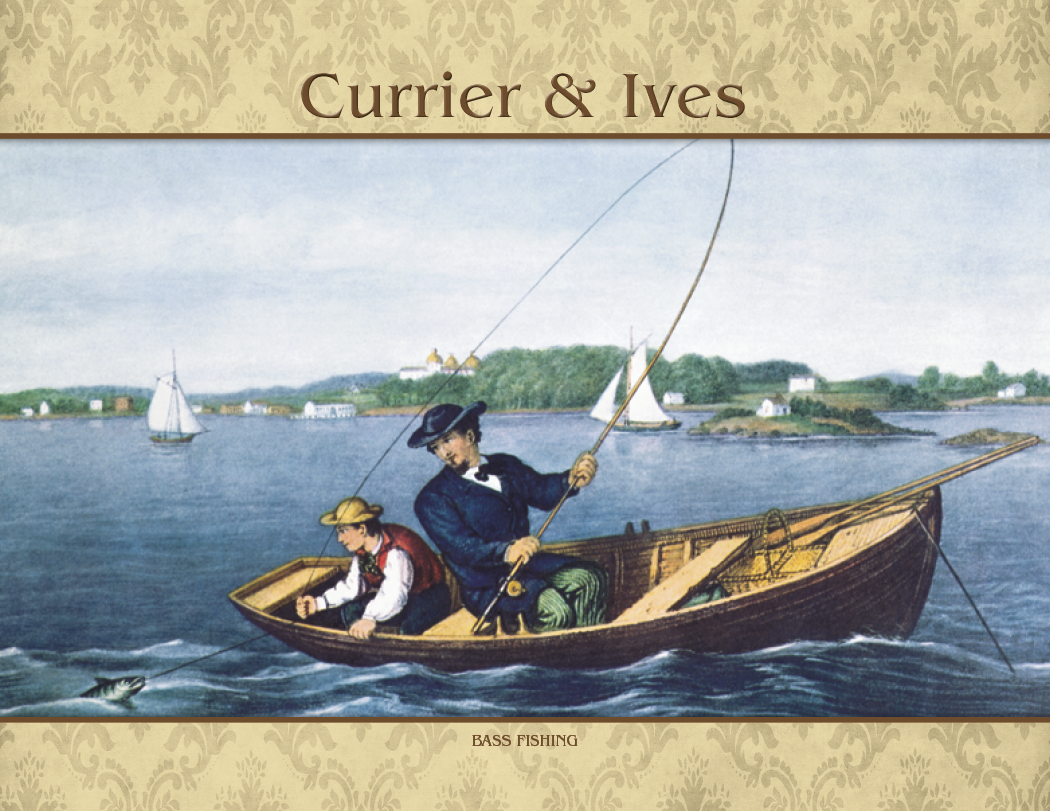 Good Value Currier Ives Stapled Calendar-7241