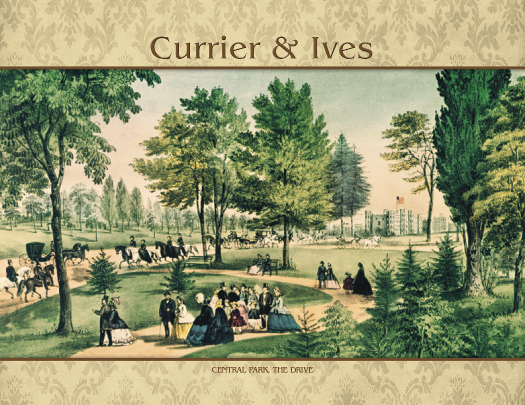Good Value Currier Ives Stapled Calendar-7241