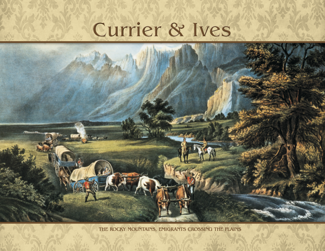 Good Value Currier Ives Stapled Calendar-7241