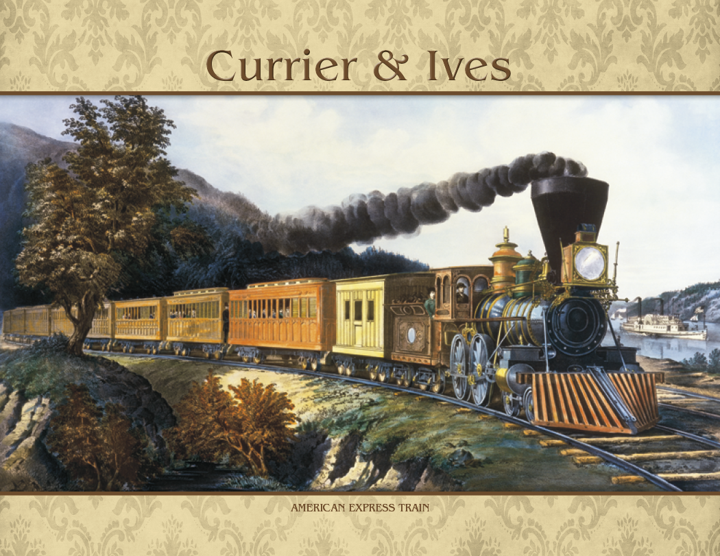 Good Value Currier Ives Stapled Calendar-7241