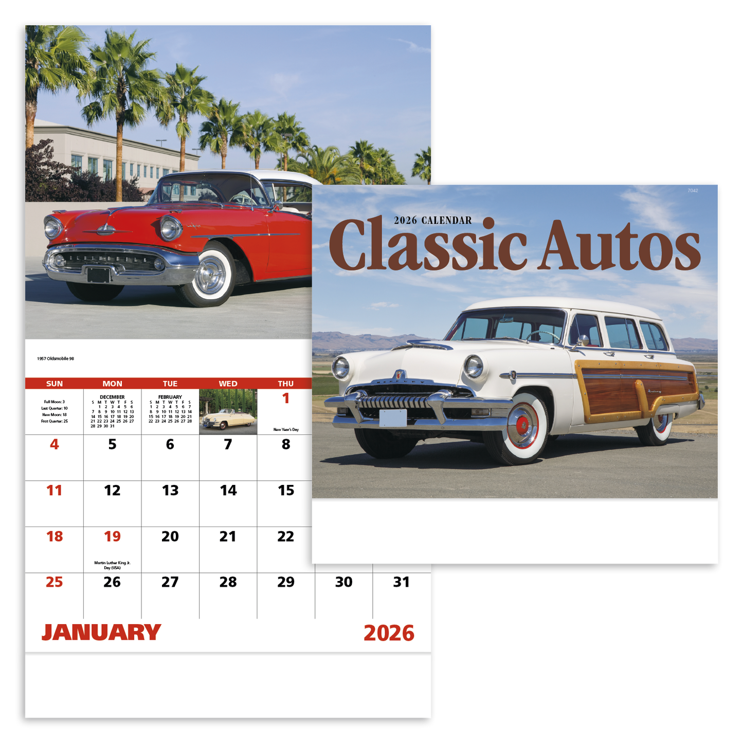 Good Value Classic Autos Stapled Calendar-7242