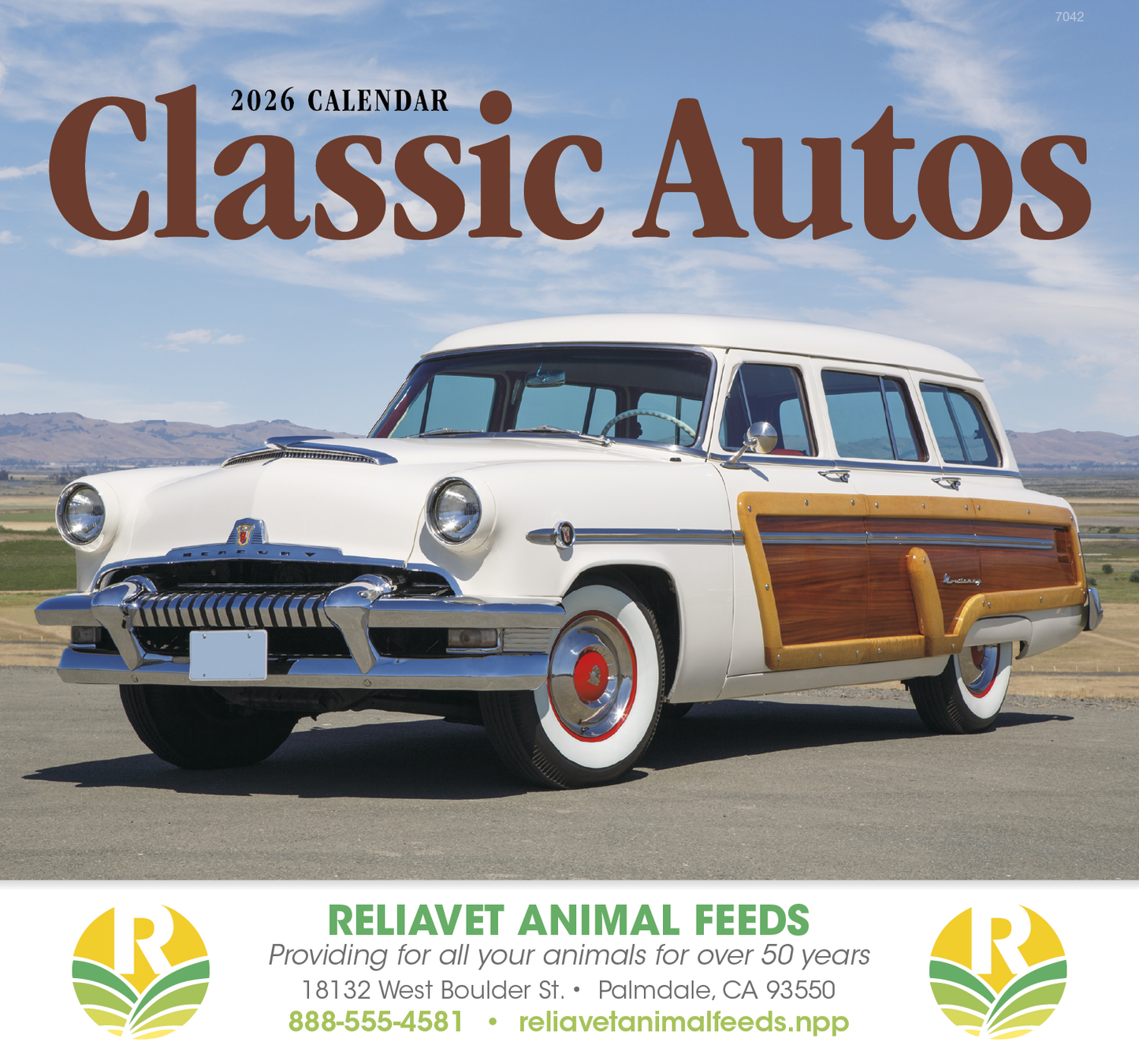 Good Value Classic Autos Stapled Calendar-7242