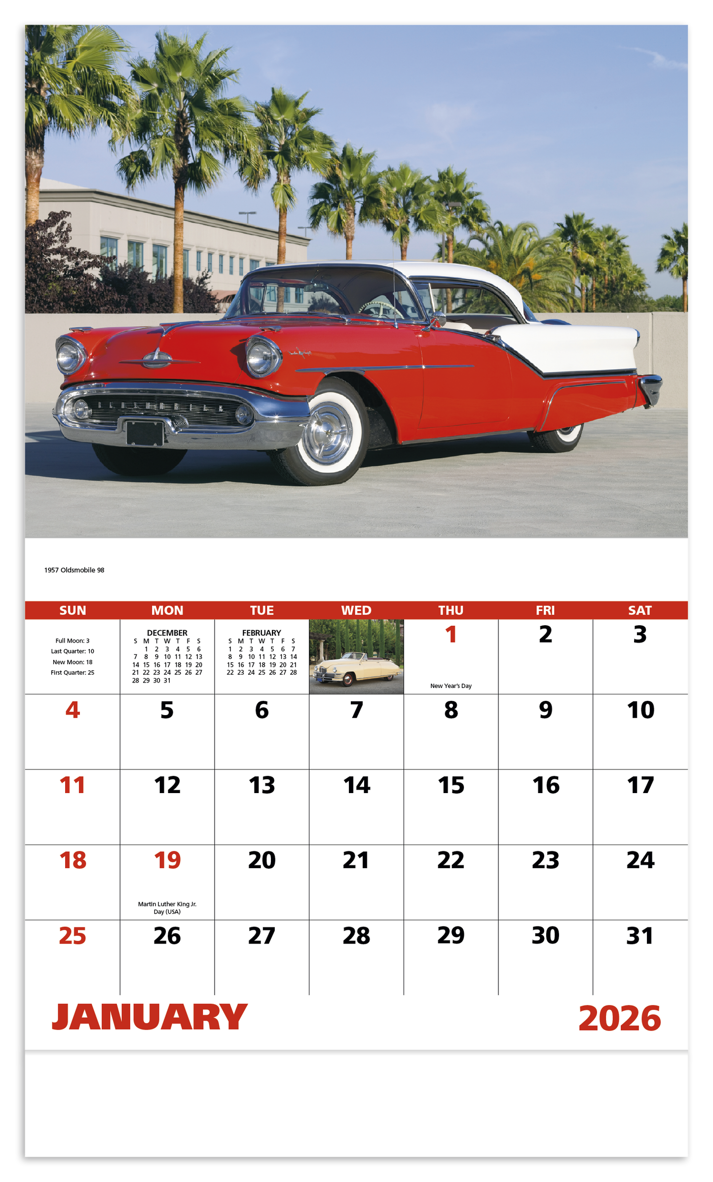 Good Value Classic Autos Stapled Calendar-7242