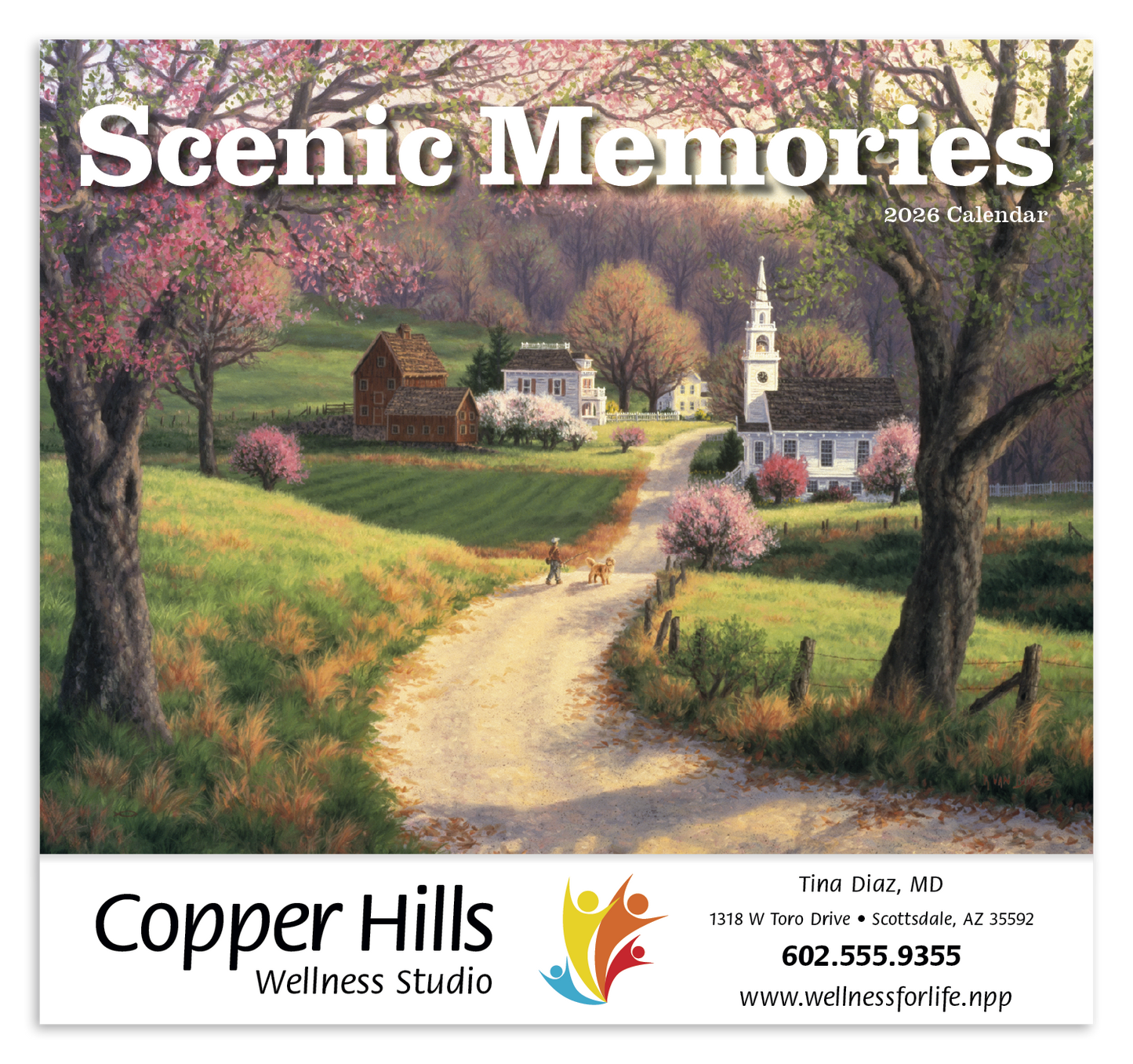 Good Value Scenic Memories Stapled Calendar-7246