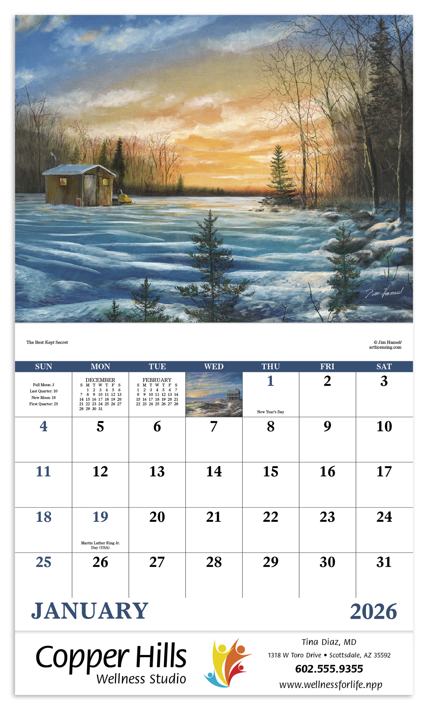 Good Value Scenic Memories Stapled Calendar-7246