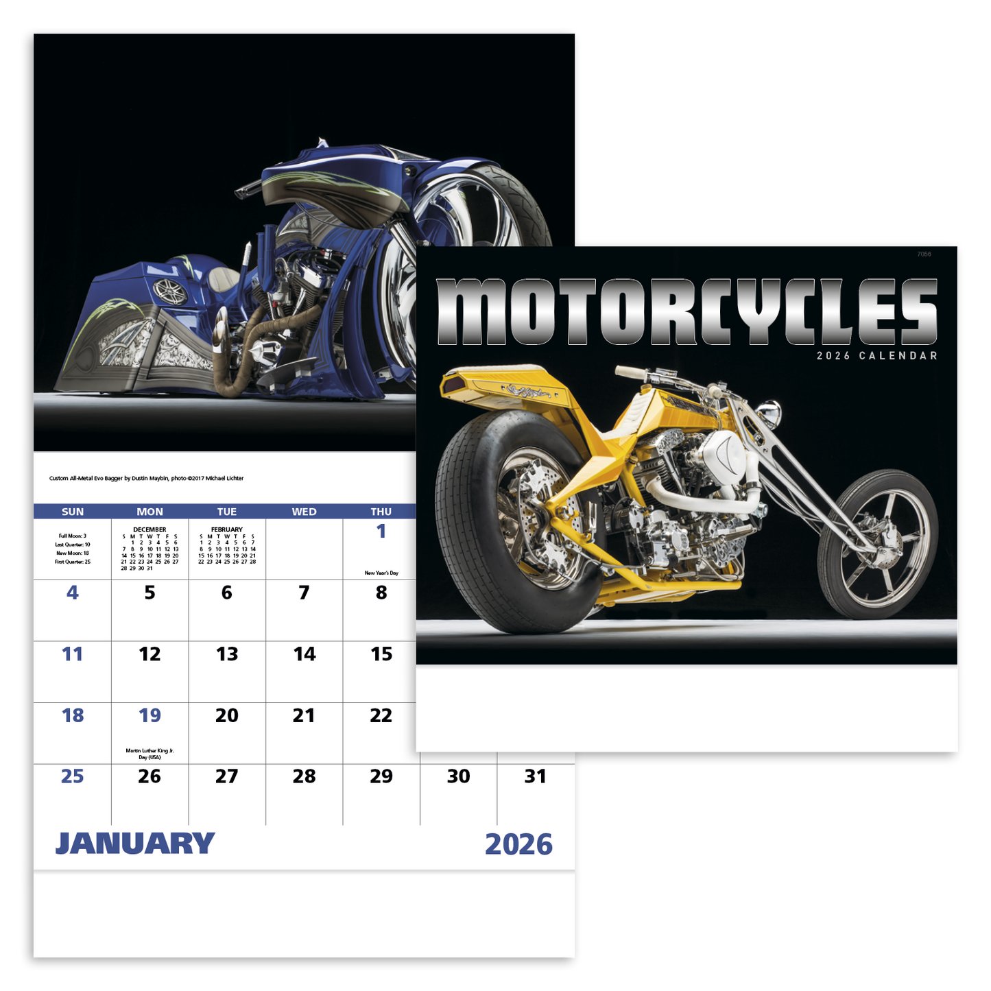 Good Value Motorcycles Stapled Calendar-7256