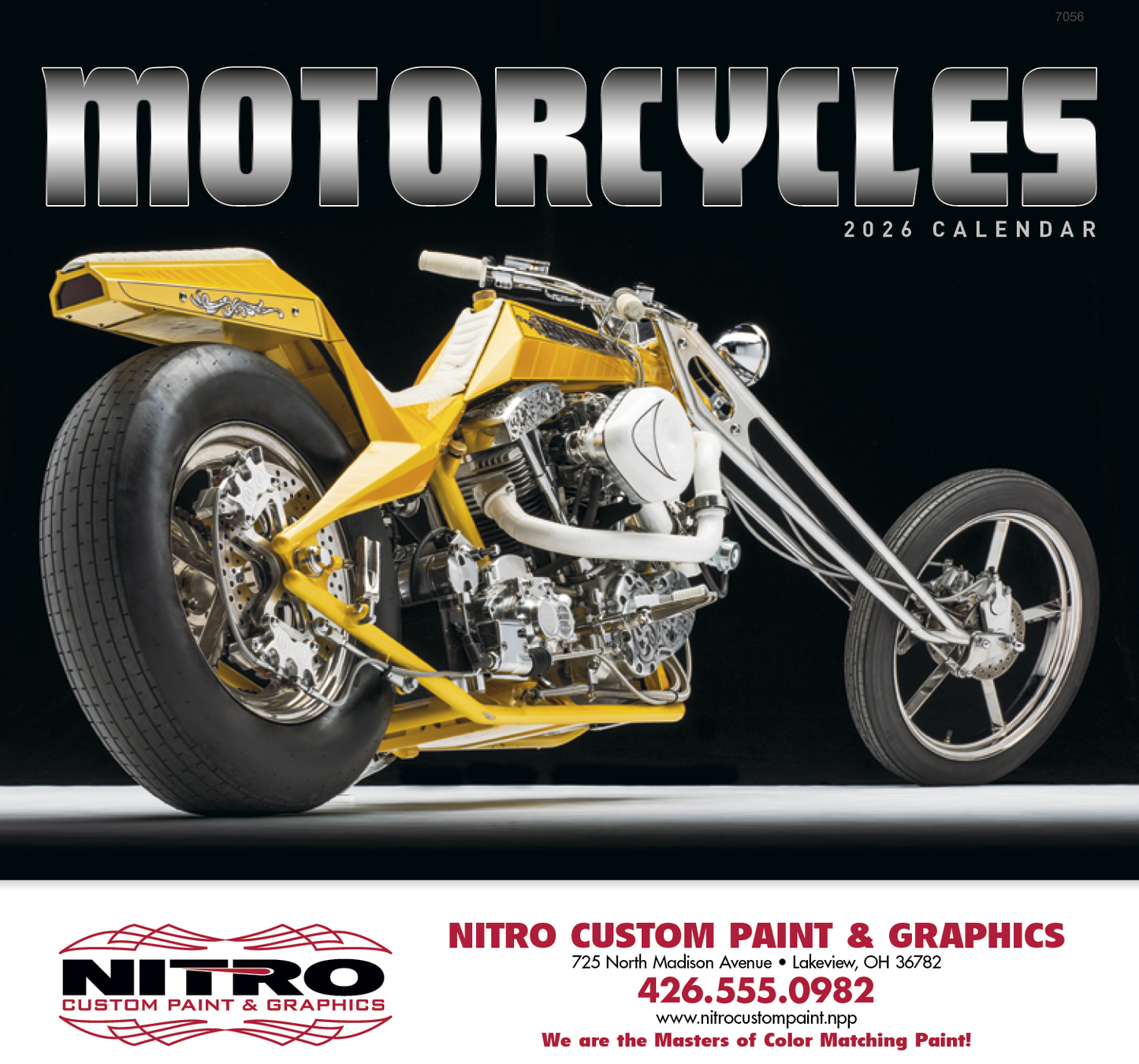 Good Value Motorcycles Stapled Calendar-7256