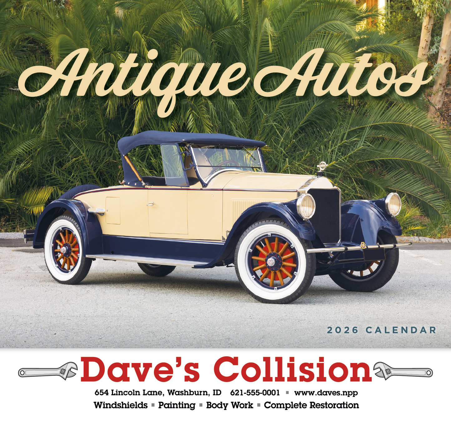 Good Value Antique Autos Calendar-7257