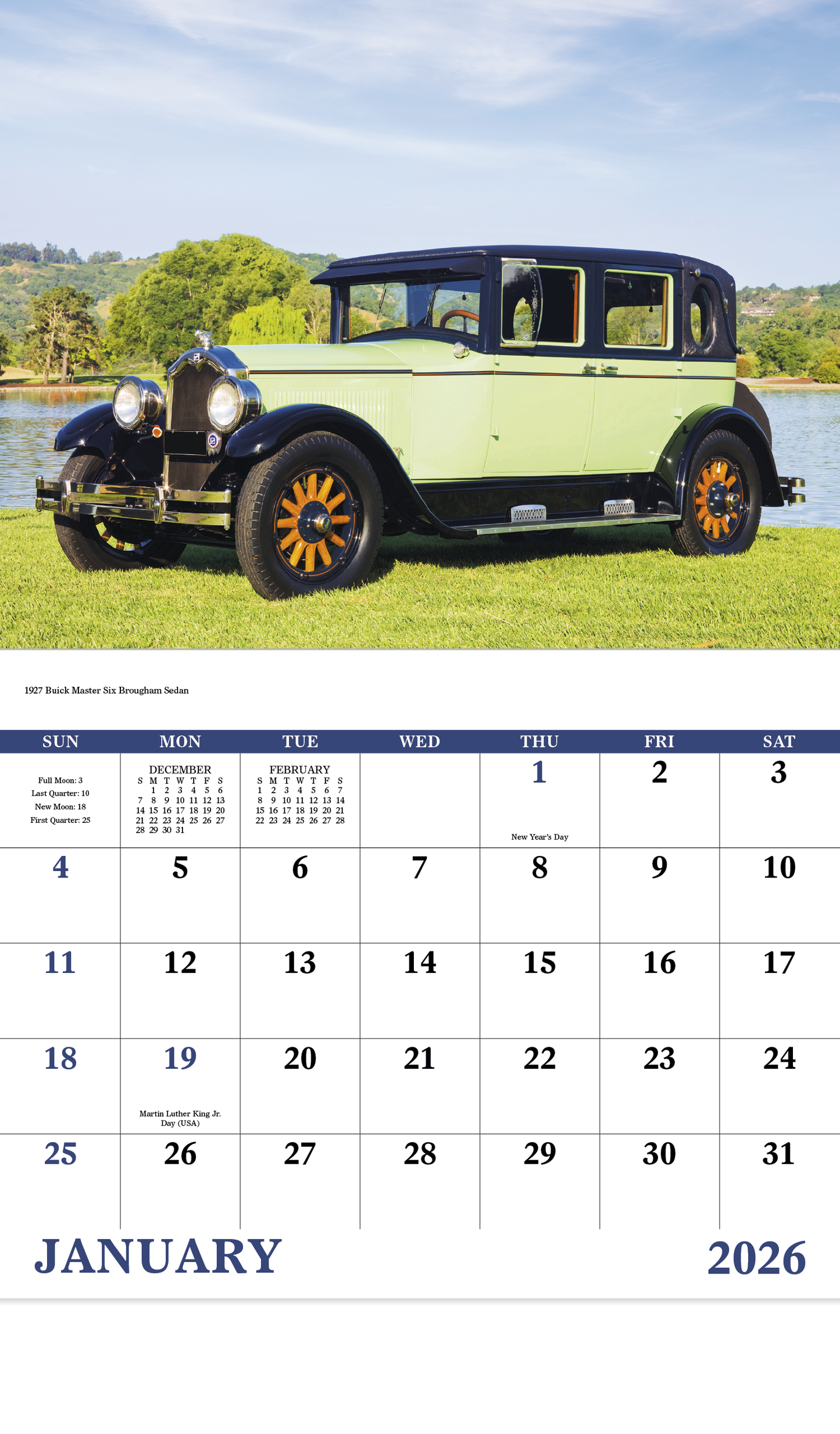 Good Value Antique Autos Calendar-7257