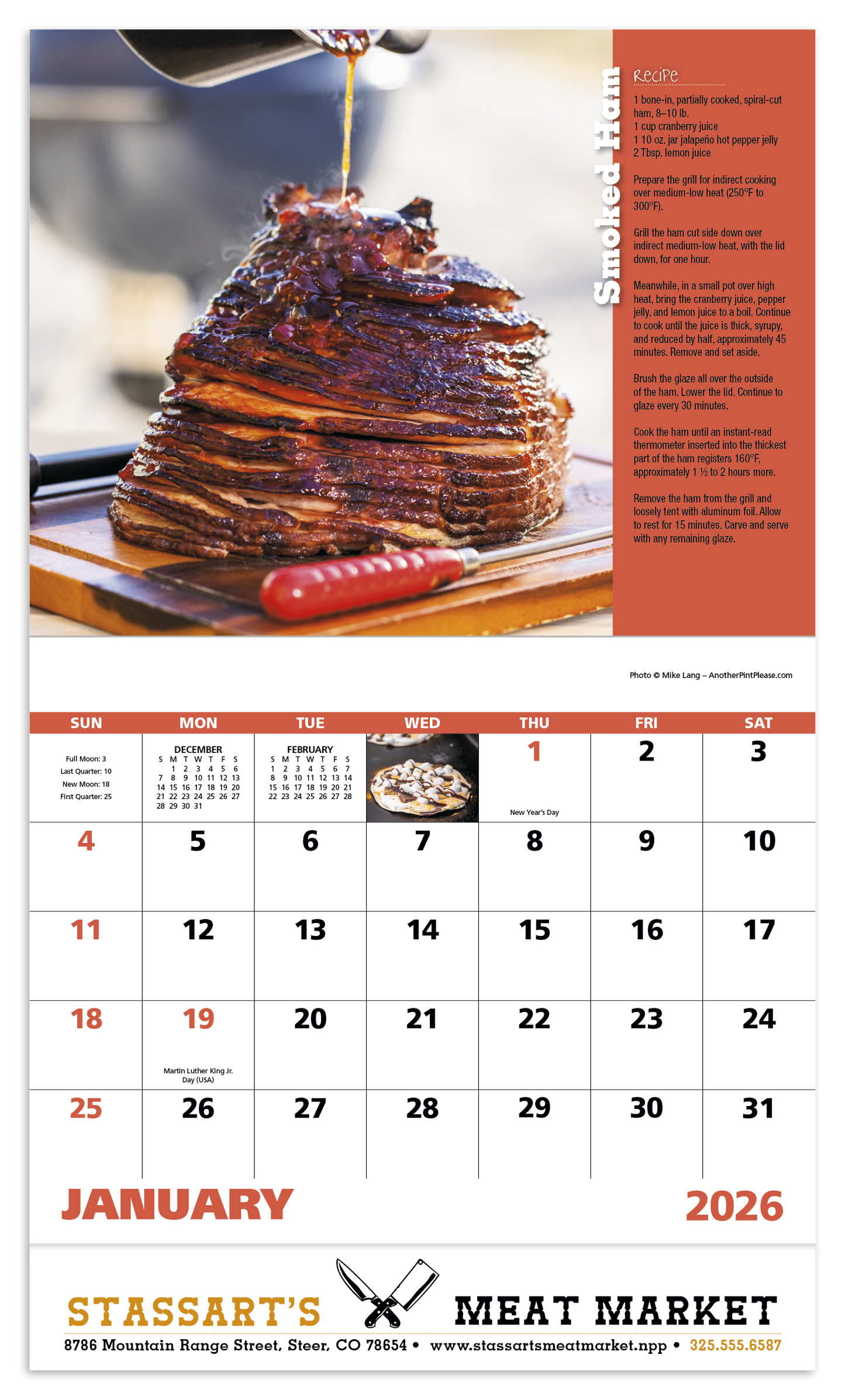 Good Value Grilling Stapled Calendar-7262