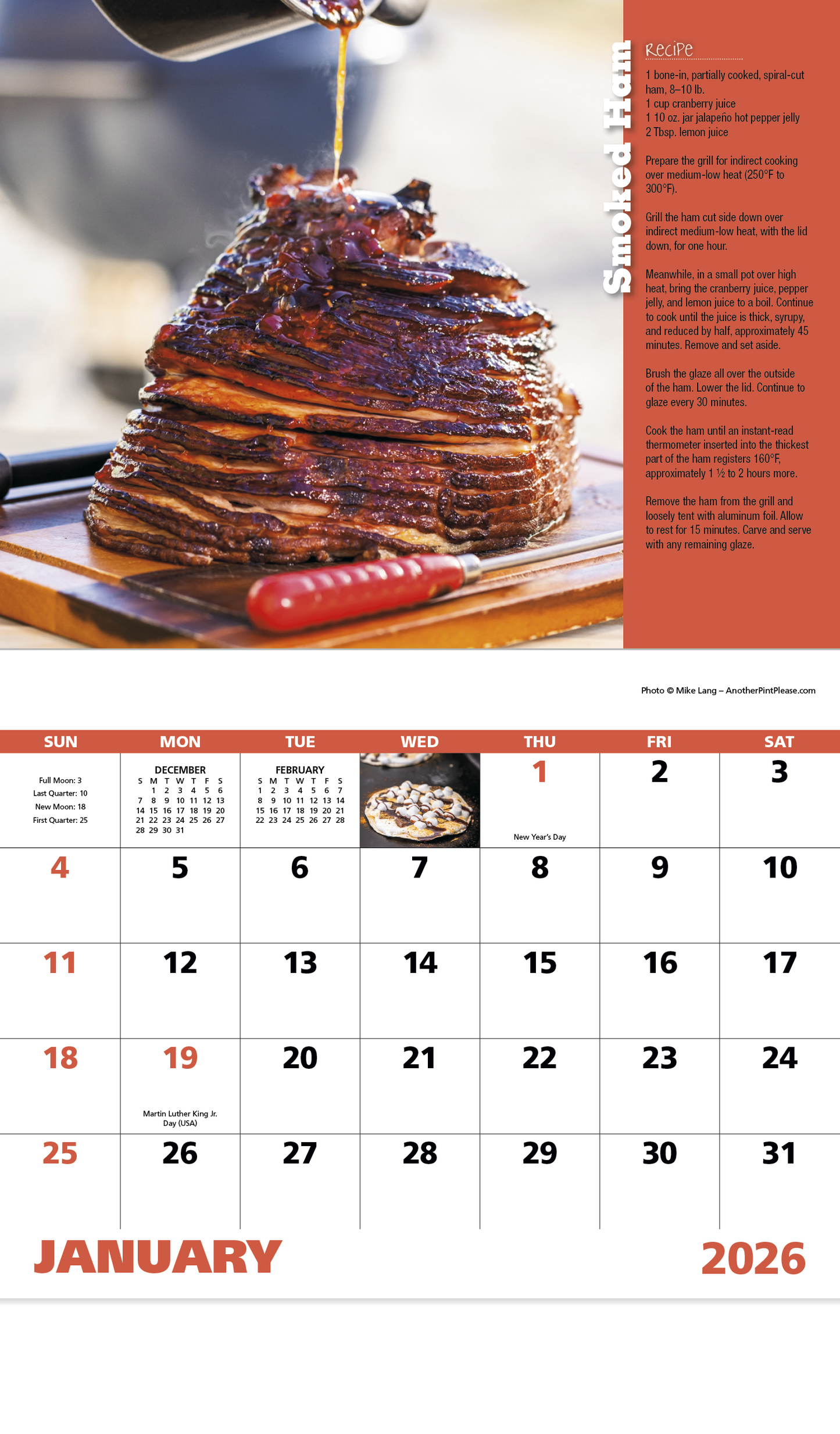 Good Value Grilling Stapled Calendar-7262