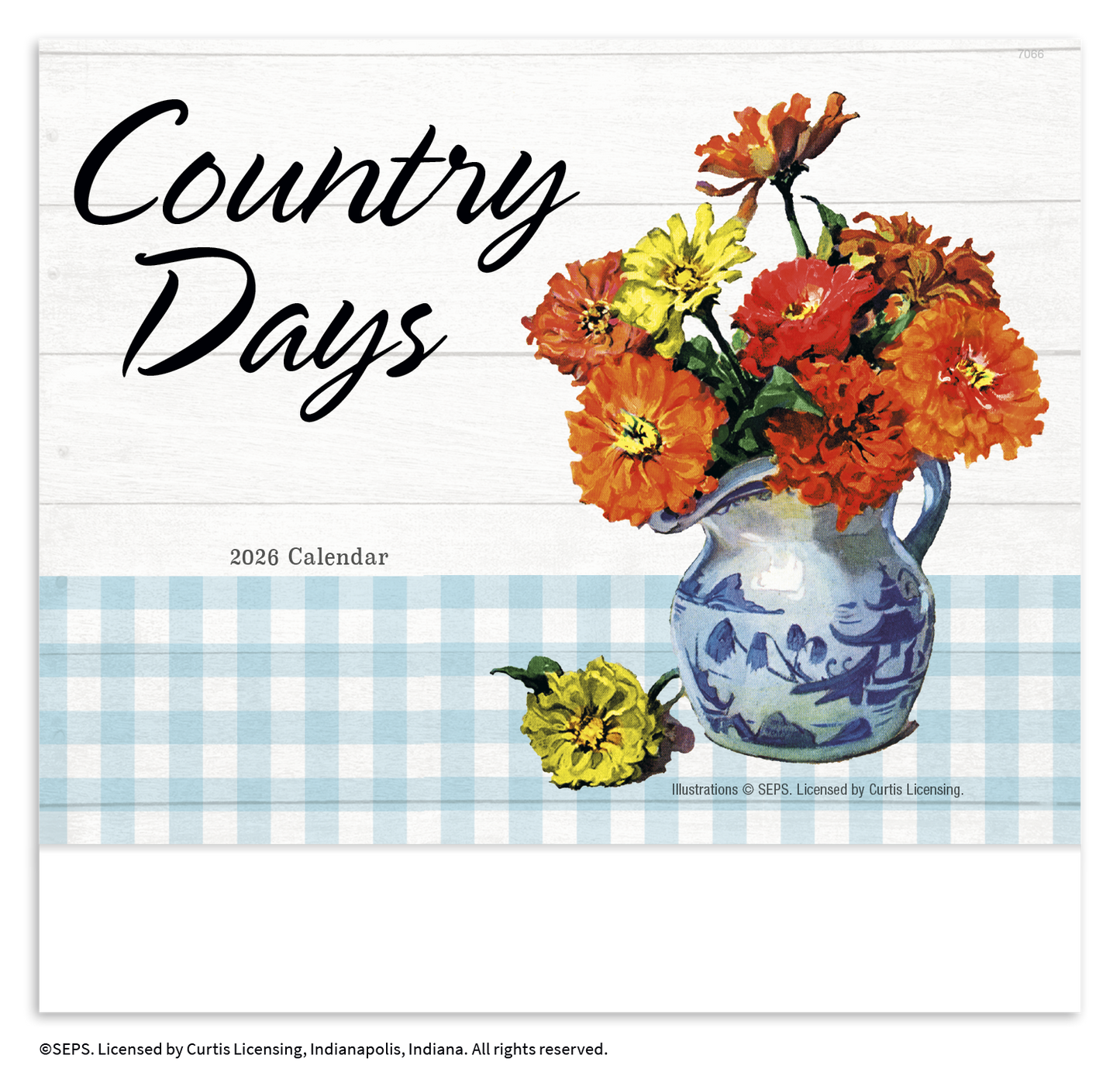 Good Value Country Days Stapled Calendar-7266