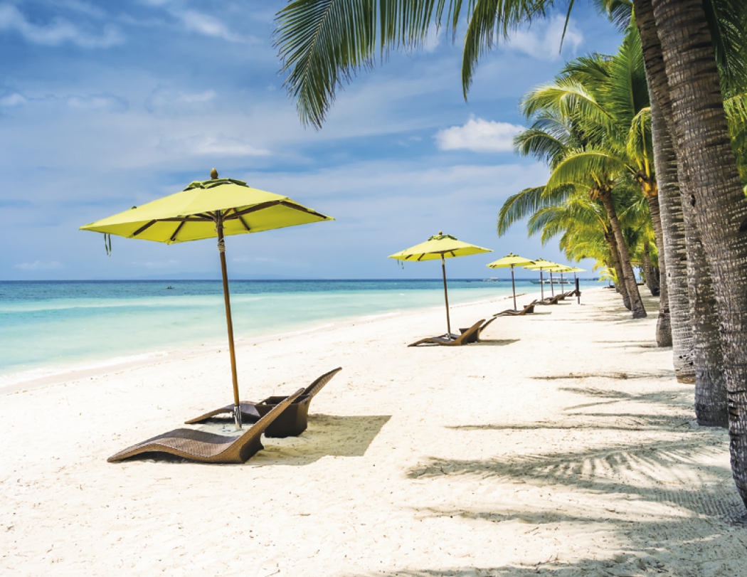 Good Value Beach Paradise Stapled Calendar-7268