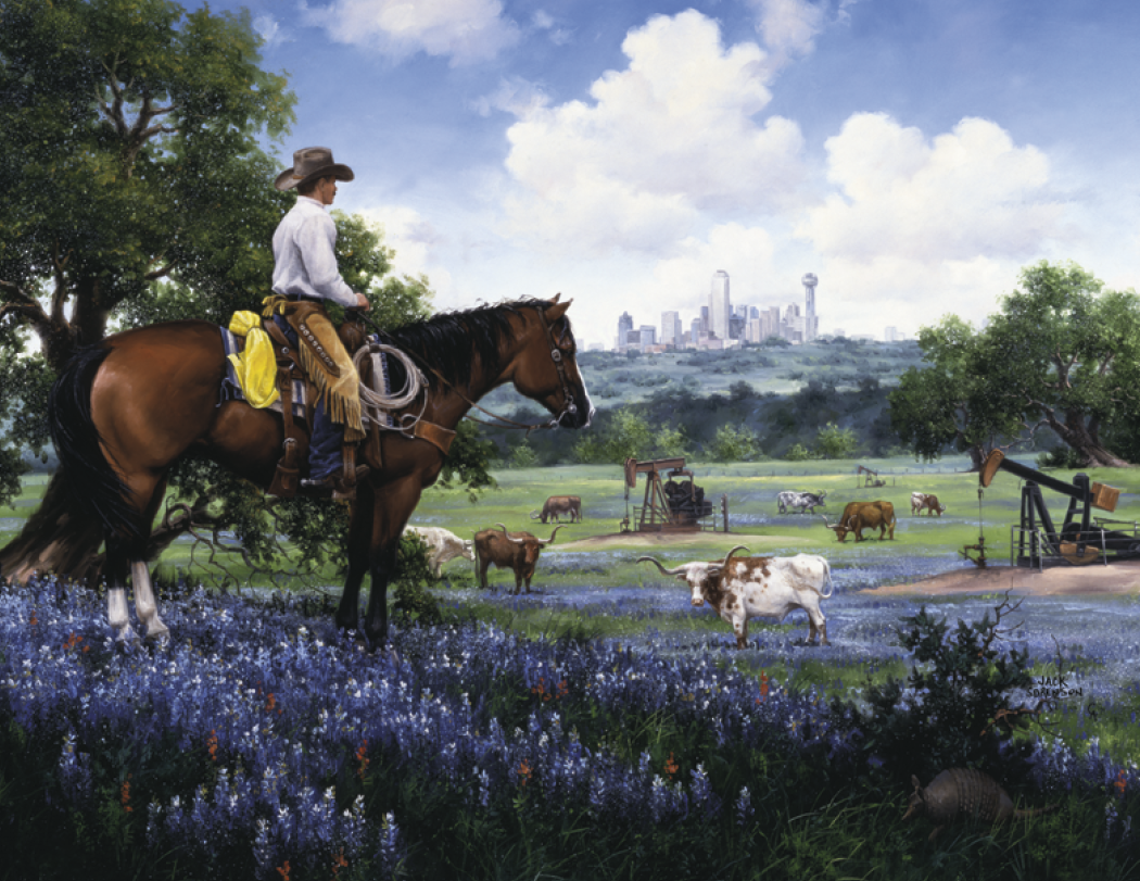 Good Value Western Frontier Stapled Calendar-7271