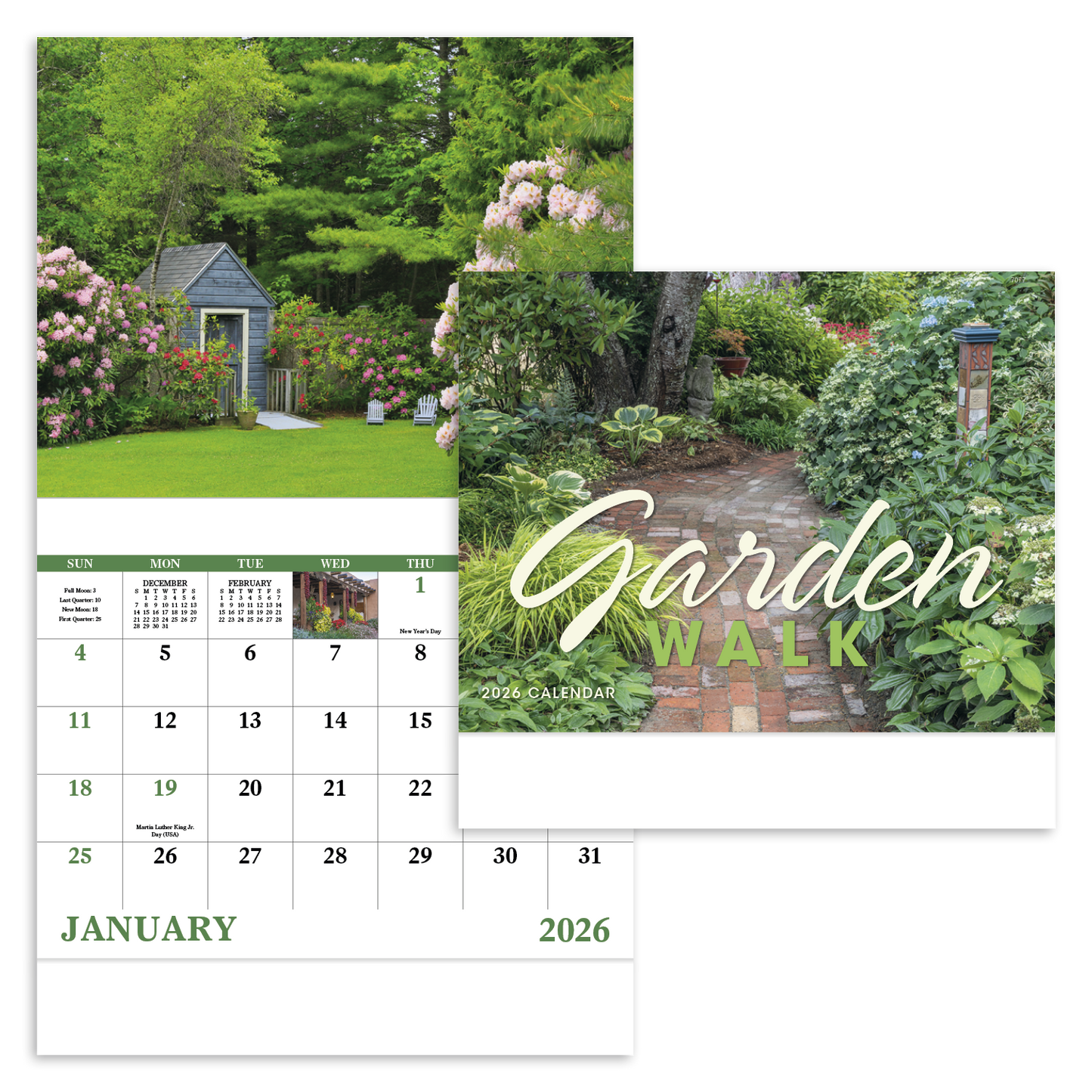 Good Value Garden Walk Stapled Calendar-7277
