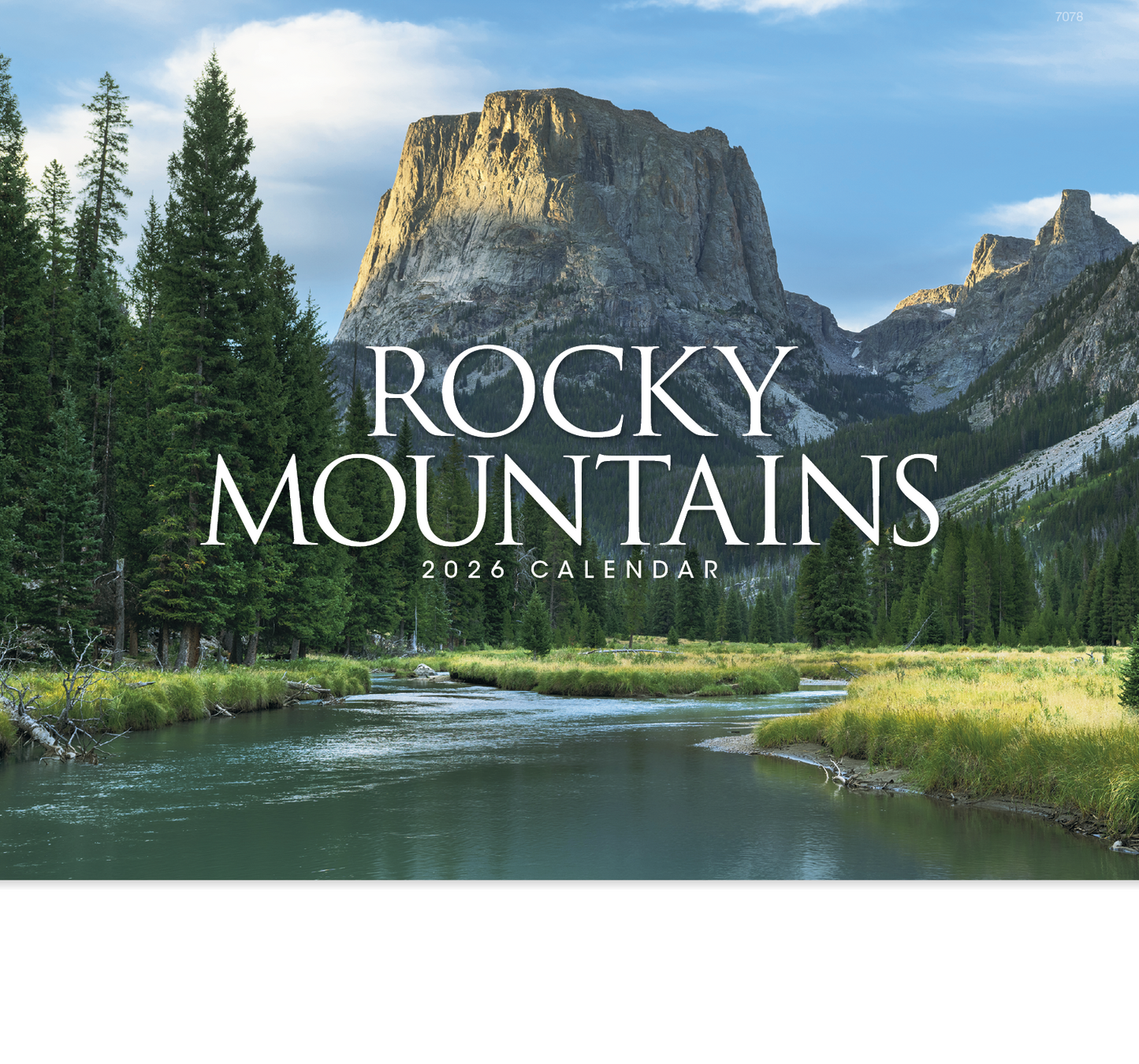Good Value Rocky Mountains Stapled Calendar-7278