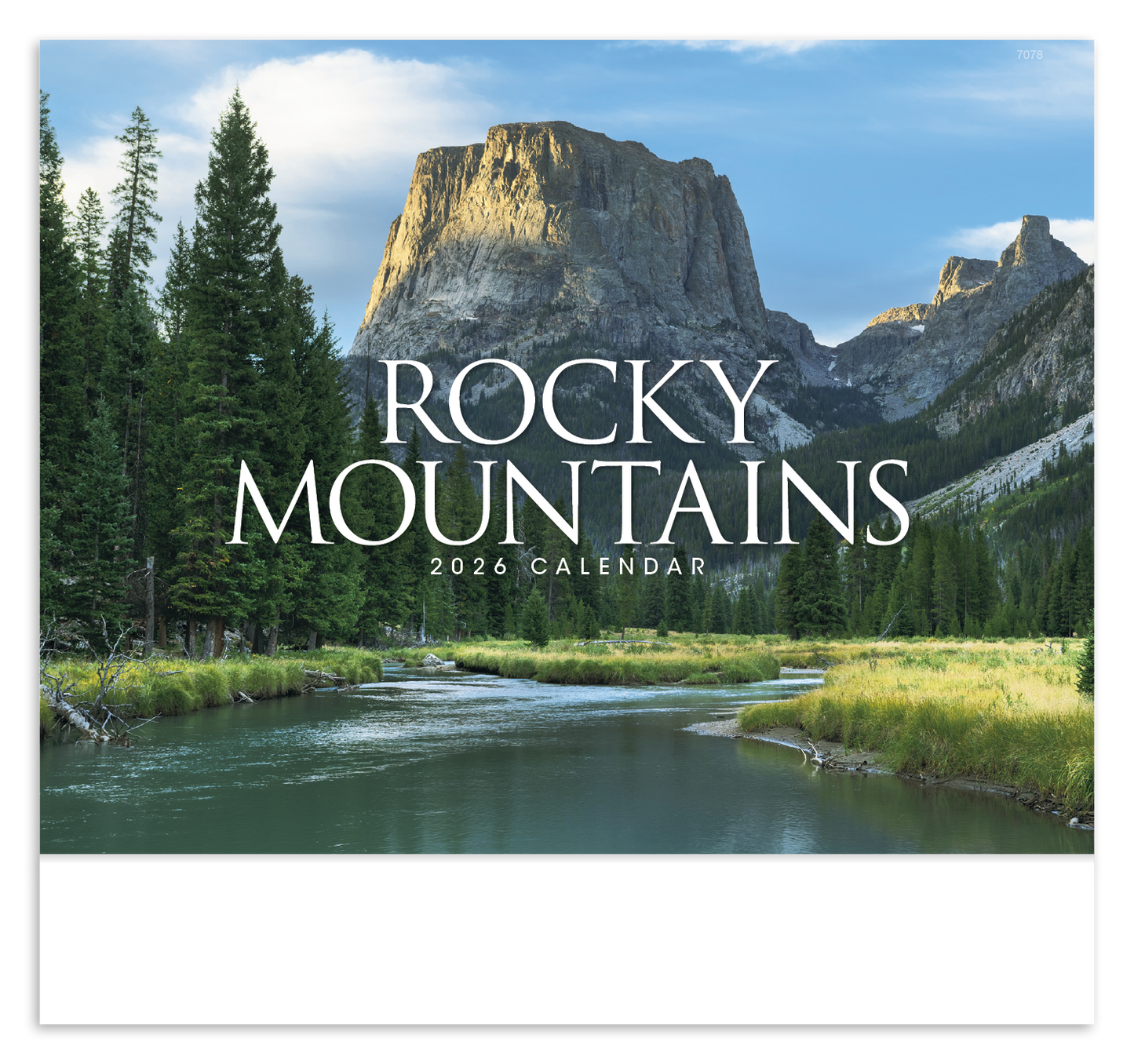 Good Value Rocky Mountains Stapled Calendar-7278