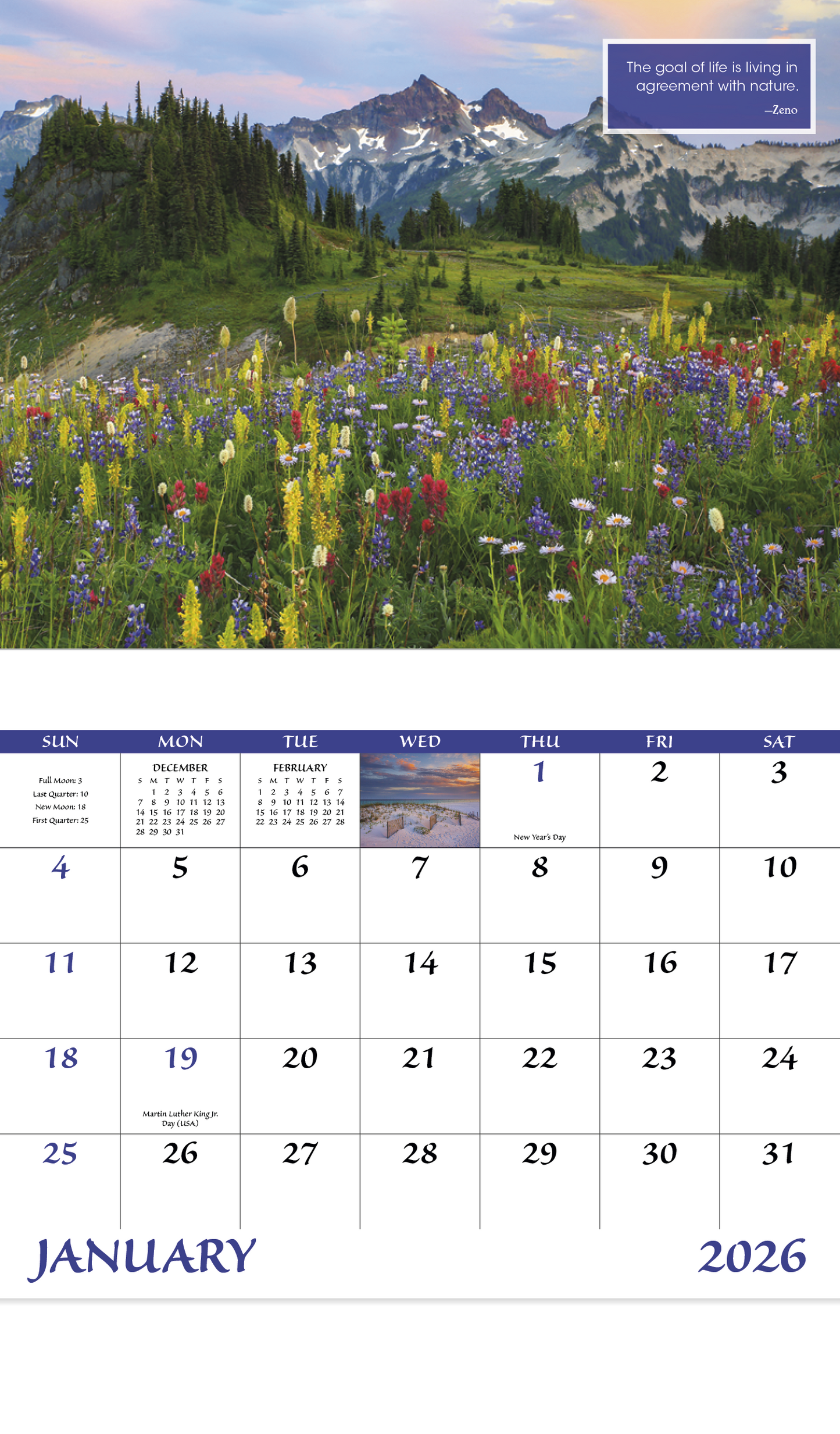 Good Value Inspirations for Life Stapled Calendar-7279