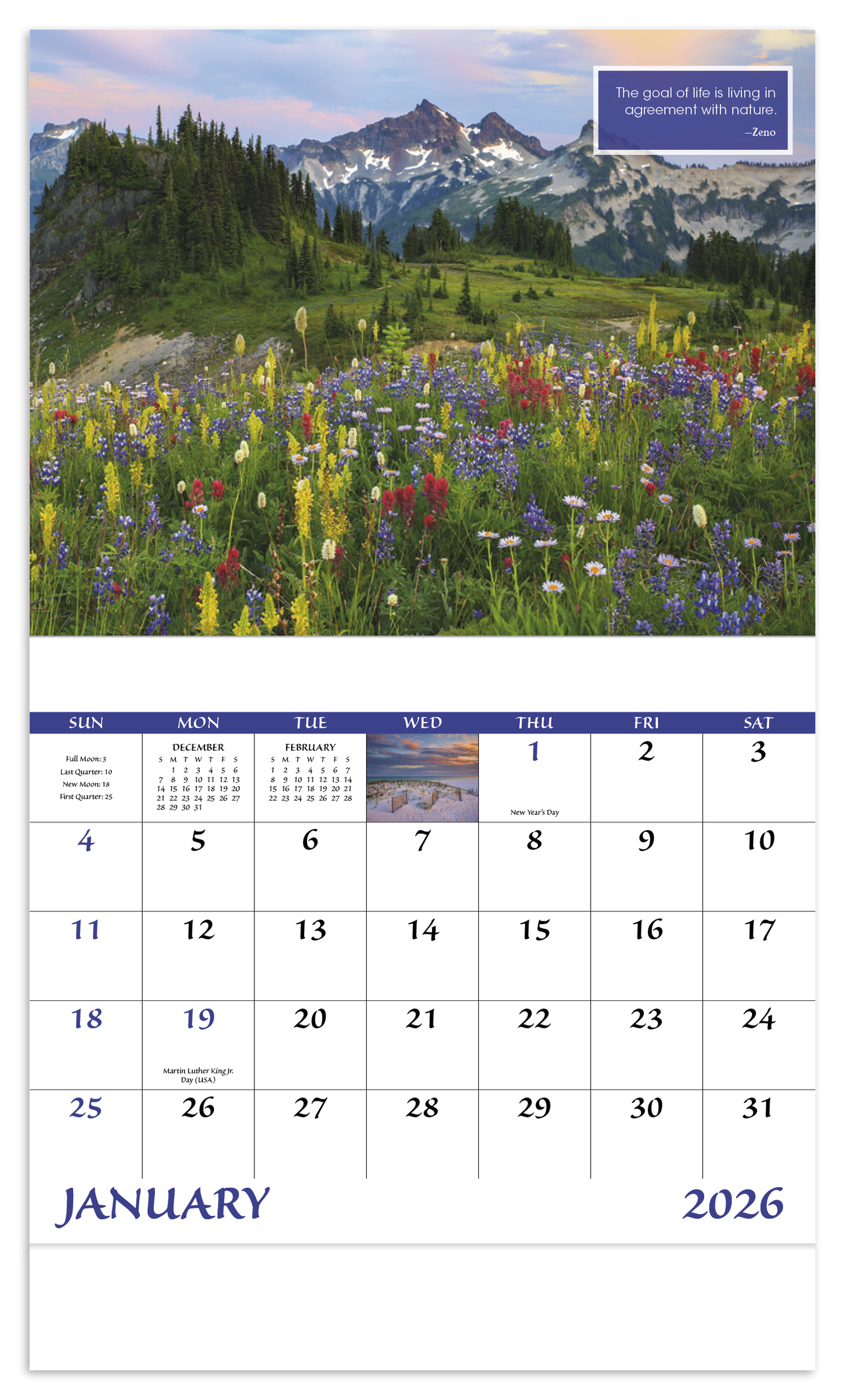 Good Value Inspirations for Life Stapled Calendar-7279