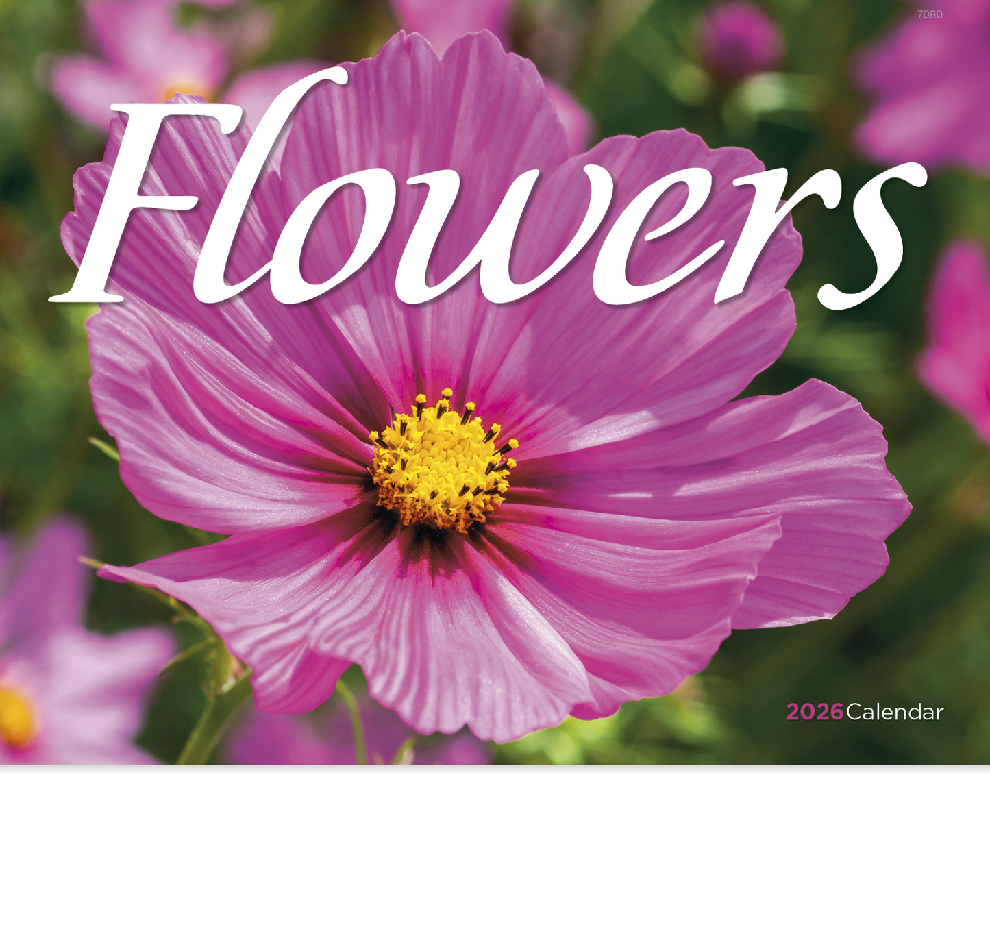Good Value Flowers Stapled Calendar-7280